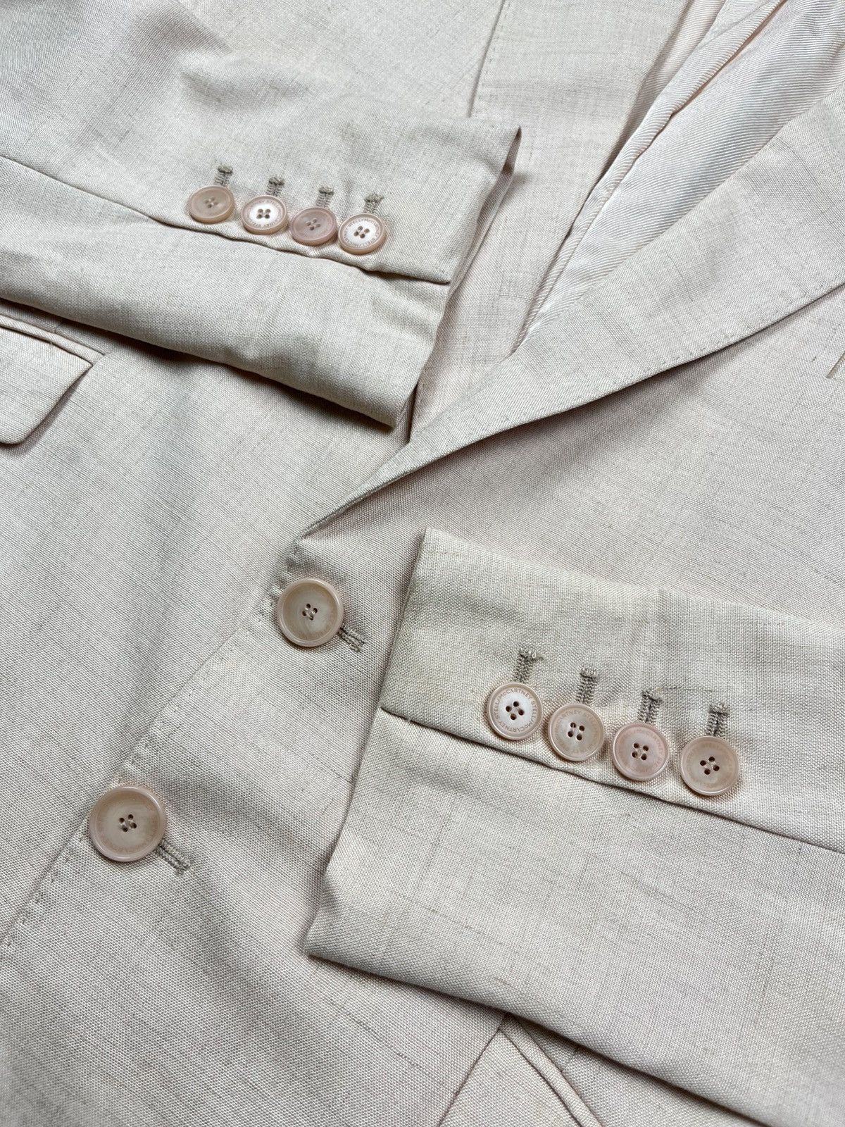 Stella McCartney Stella McCartney 2018 Viscose-Linen Tailored Blazer Size XXS / US 00 / IT 34 - 7 Thumbnail