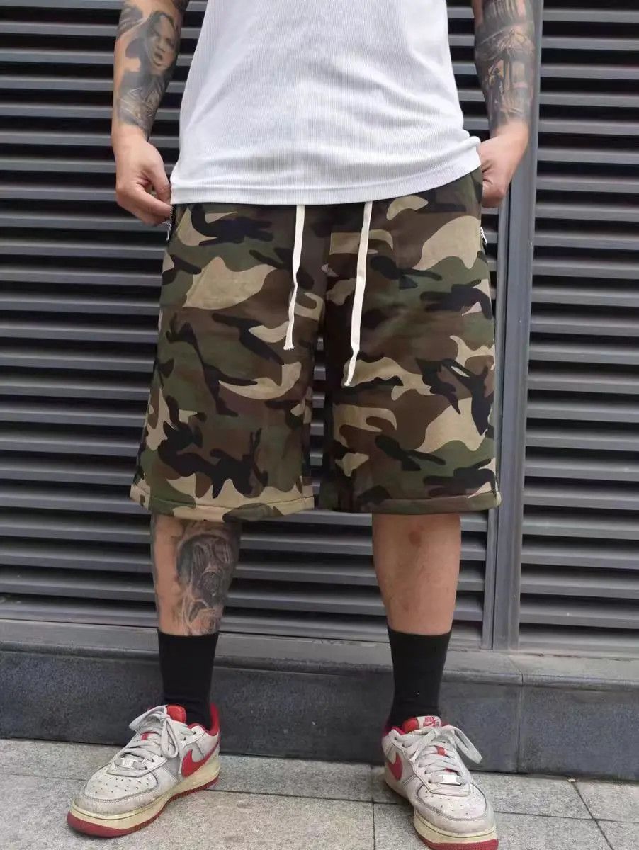 Designer × Japanese Brand × Vintage Hip Hop Camouflage Casual Loose Shorts Size US 28 / EU 44 - 2 Thumbnail