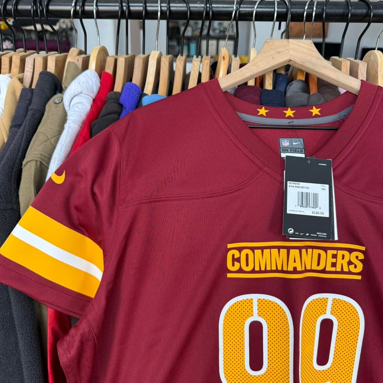 Nike Washington Comanders NEW Football Nike On Field Jersey Size US XXL / EU 58 / 5 - 5 Thumbnail