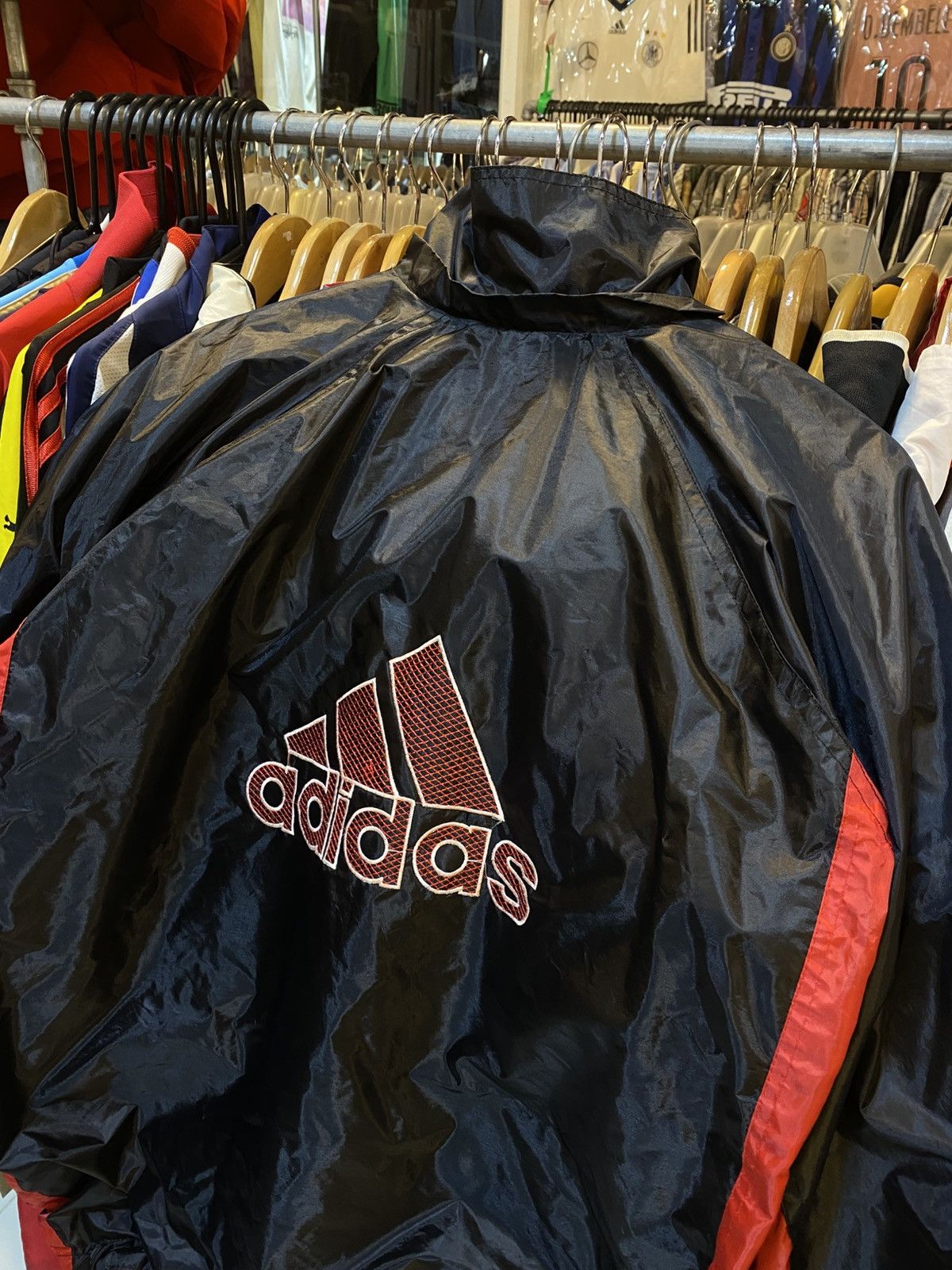 Adidas Vintage 90s AC Milan Jacket Size US XL / EU 56 / 4 - 4 Thumbnail