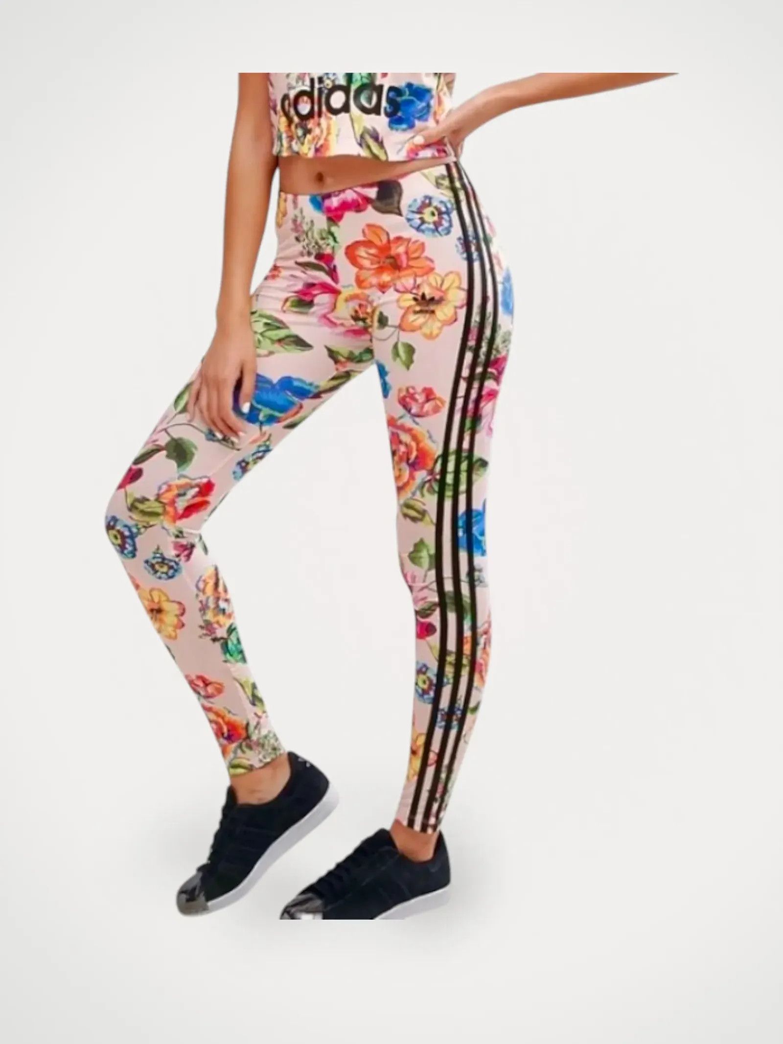 Adidas Adidas x Farm Rio Farm Rio FLORALITA leggings Sweatpants Size 26" / US 2 / IT 38 - 1 Thumbnail
