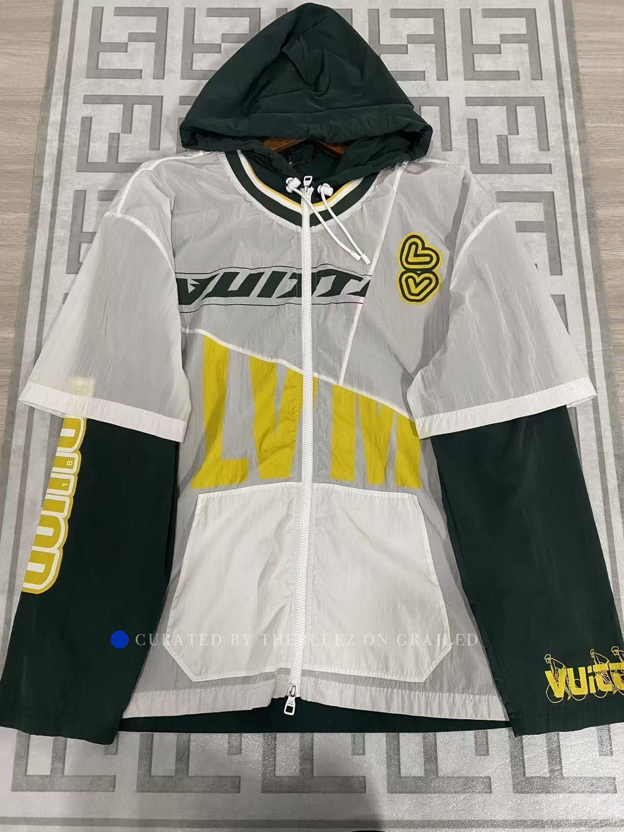 Louis Vuitton Graphic Logo Zip-Up Jacket in Multi Size US L / EU 52-54 / 3 - 1 Thumbnail