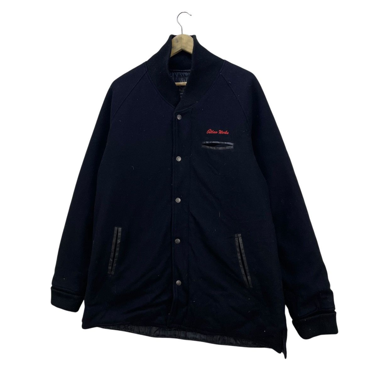 Japanese Brand Vintage Motorcycle Jacket The Out LawWorks Leather Co Jacket Size US L / EU 52-54 / 3 - 2 Thumbnail