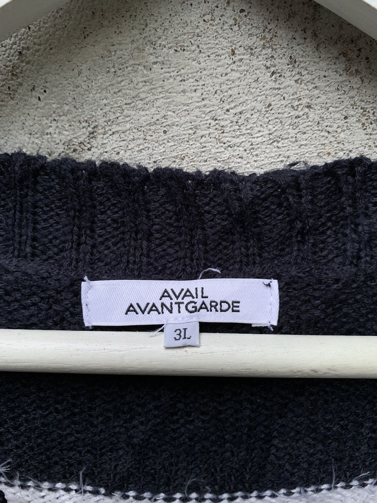 Hysteric Glamour × Japanese Brand 🔥BINDINGOFFER🔥 Japanese Avail Avant Garde Mohair Stripe Knit Size US XL / EU 56 / 4 - 5 Thumbnail