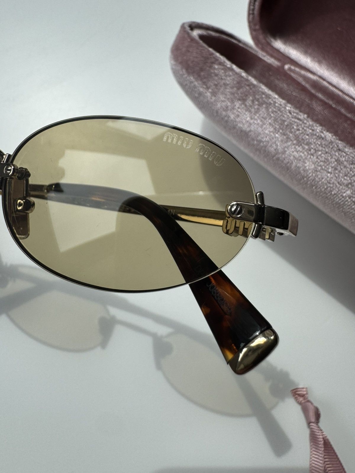 Miu Miu NEW Miu Miu sunglasses MU A54S ZVN10R Size ONE SIZE - 9 Thumbnail