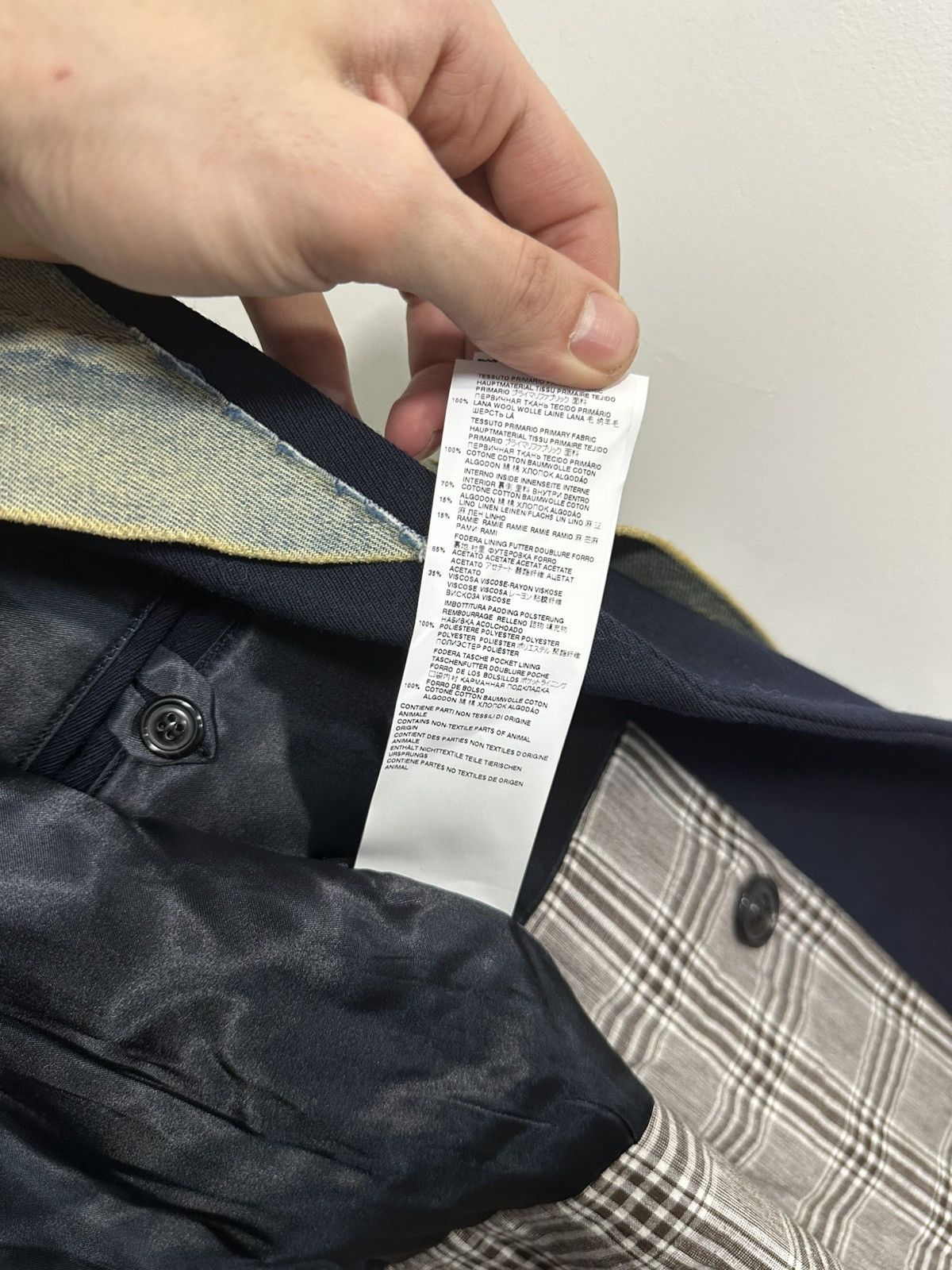 Maison Margiela Maison Margiela “Rare” Double Denim Peacoat Size US XL / EU 56 / 4 - 13 Thumbnail