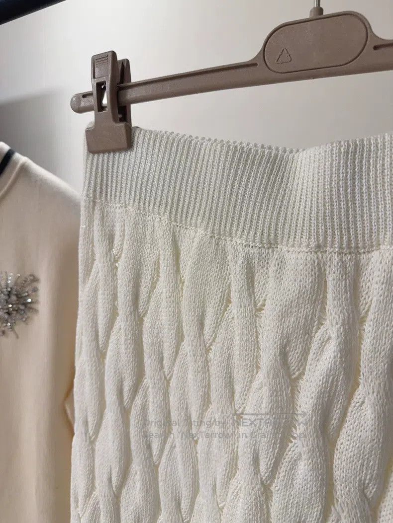 Brunello Cucinelli Brunello Cucinelli size S Sequin knitted skirt Size 24" / US 00 / IT 34 - 5 Thumbnail