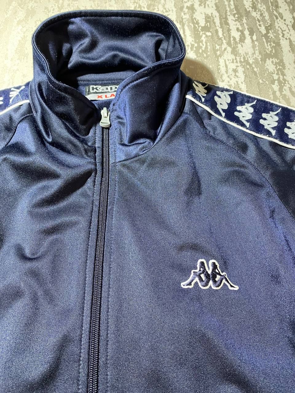 Kappa × Vintage Kappa Vintage Lampas Track Zip Jacket Y2K Size US XL / EU 56 / 4 - 2 Thumbnail