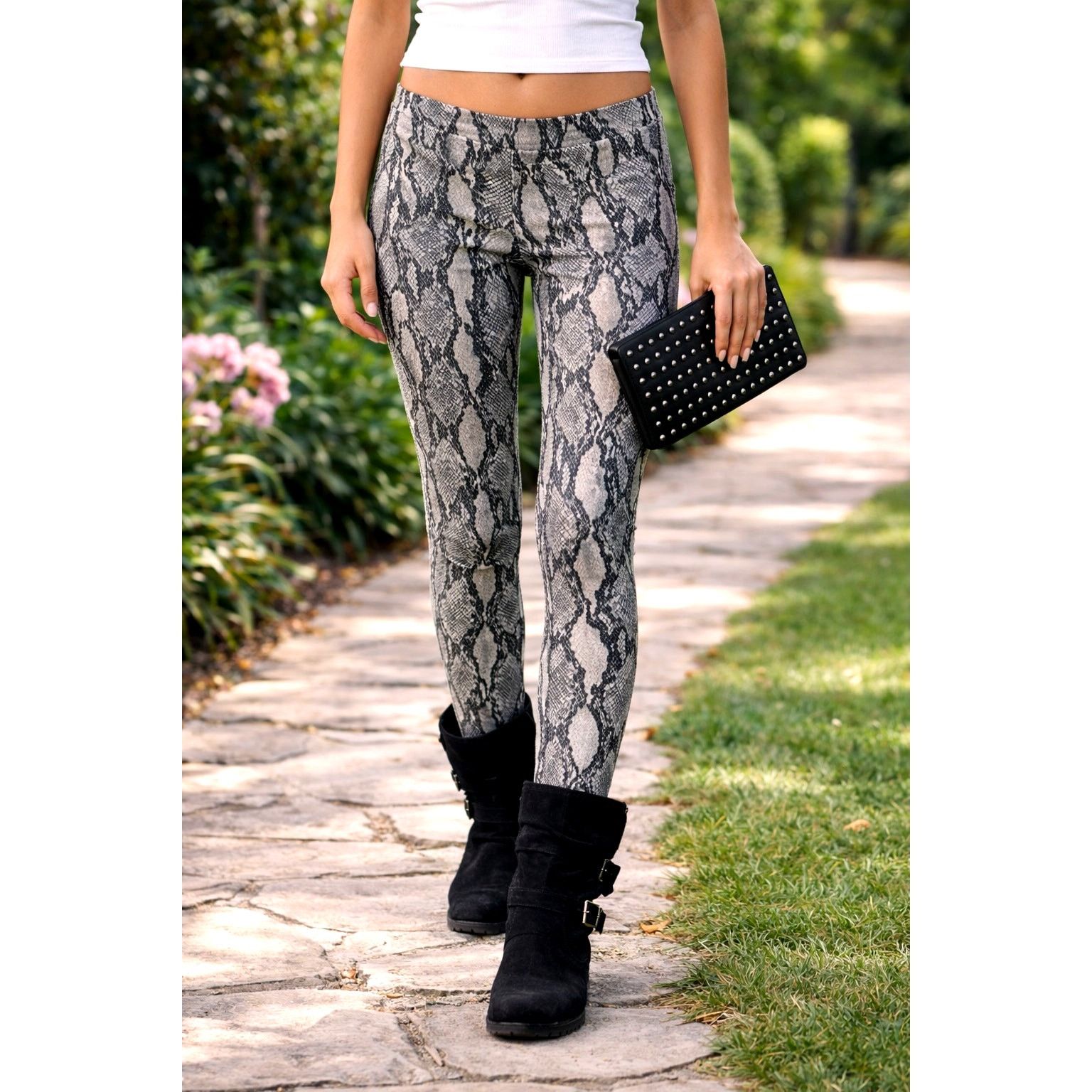 Zadig & Voltaire Zadig & Voltaire Pharell Python Pants Skinny 36 (S) Size 26" / US 2 / IT 38 - 1 Thumbnail