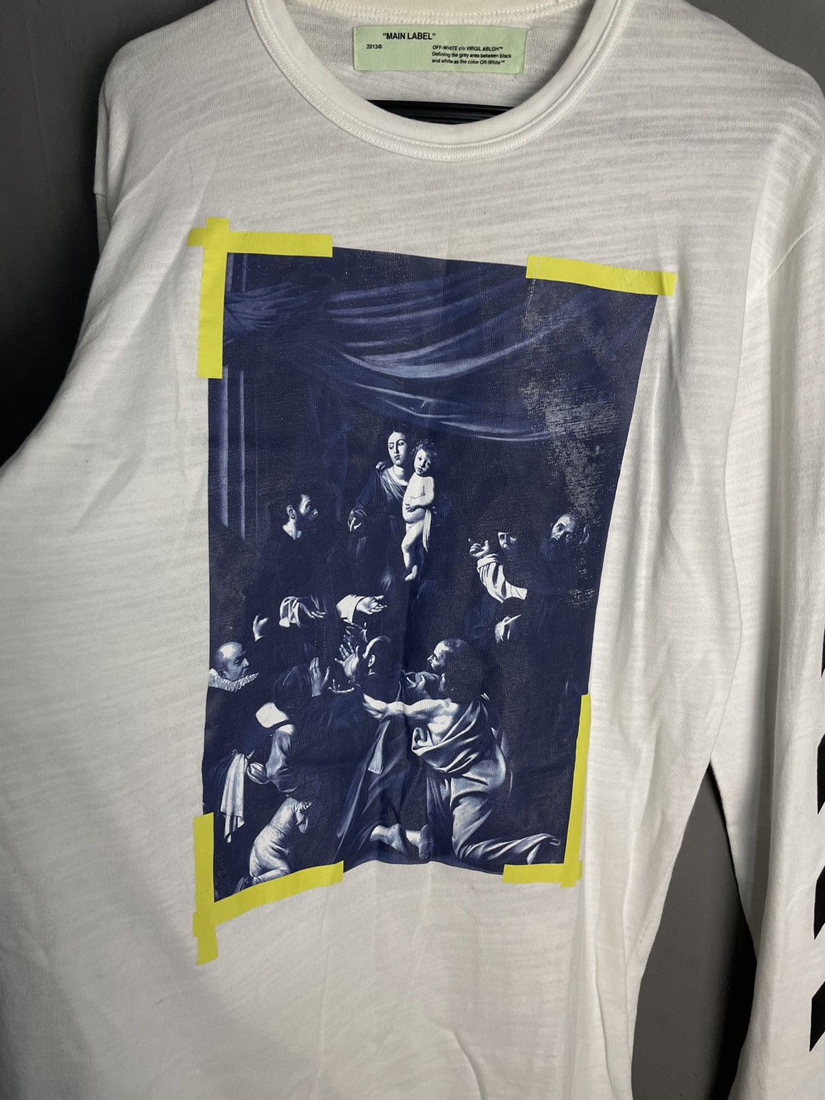 Off-White Off White Caravaggio Long Sleeve T-Shirt Size US M / EU 48-50 / 2 - 2 Thumbnail