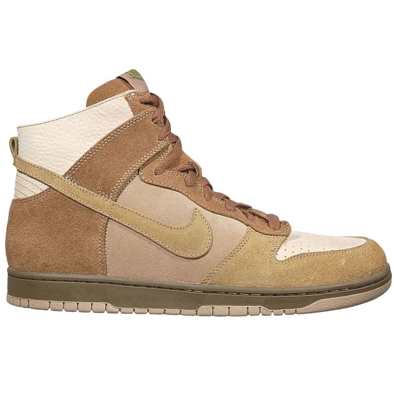 image of Nike Dunk High No Liner Wheat Shoes in Brown, Men's (Size 8)