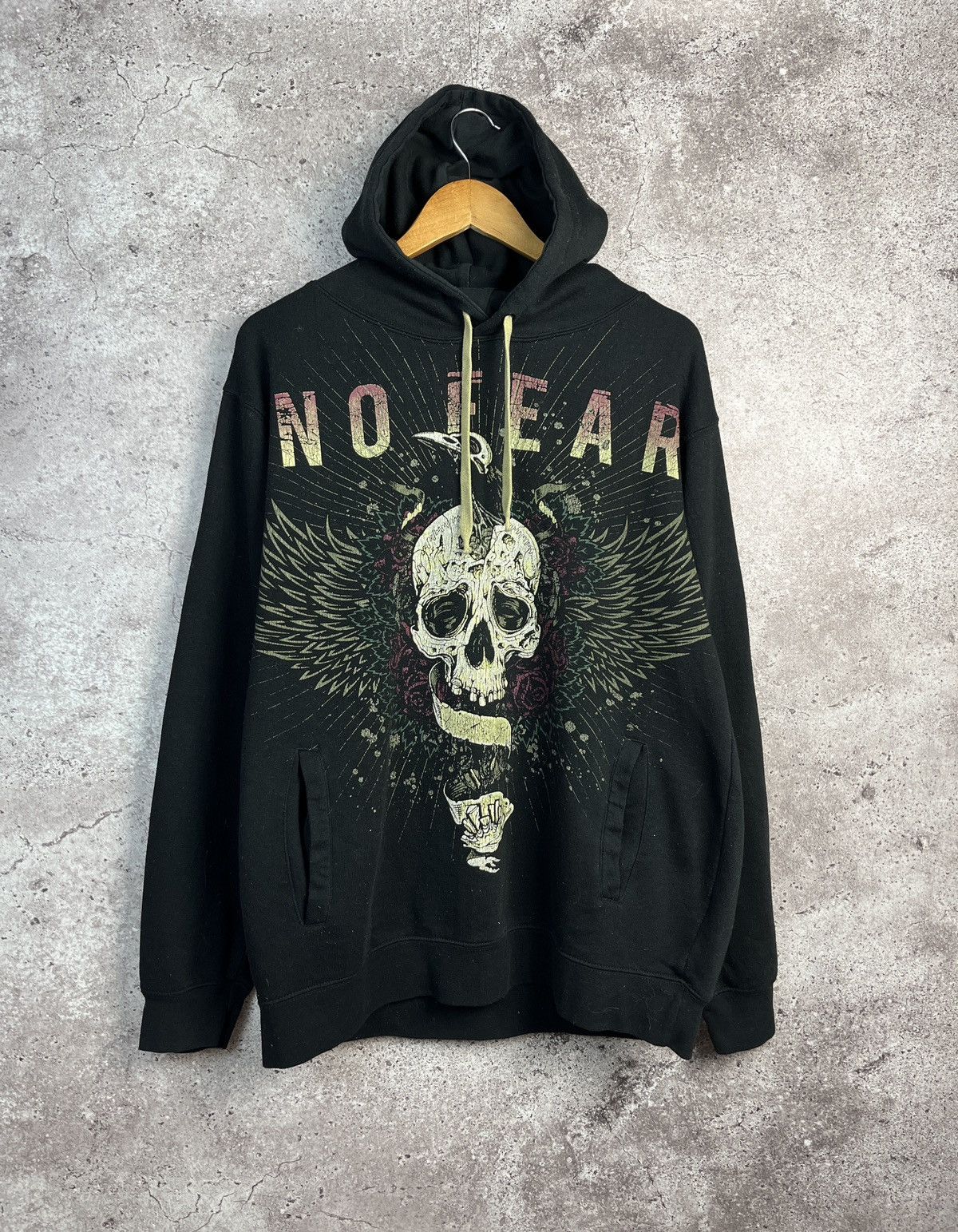 No Fear Vintage No Fear Logo Hoodie Size US XL / EU 56 / 4 - 1 Thumbnail