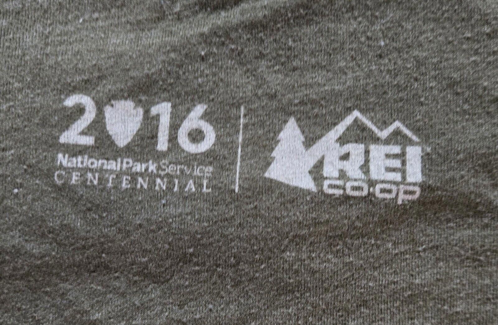 Rei Heather Green REI 2016 National Service Centennial TShirt L Size US L / EU 52-54 / 3 - 7 Thumbnail