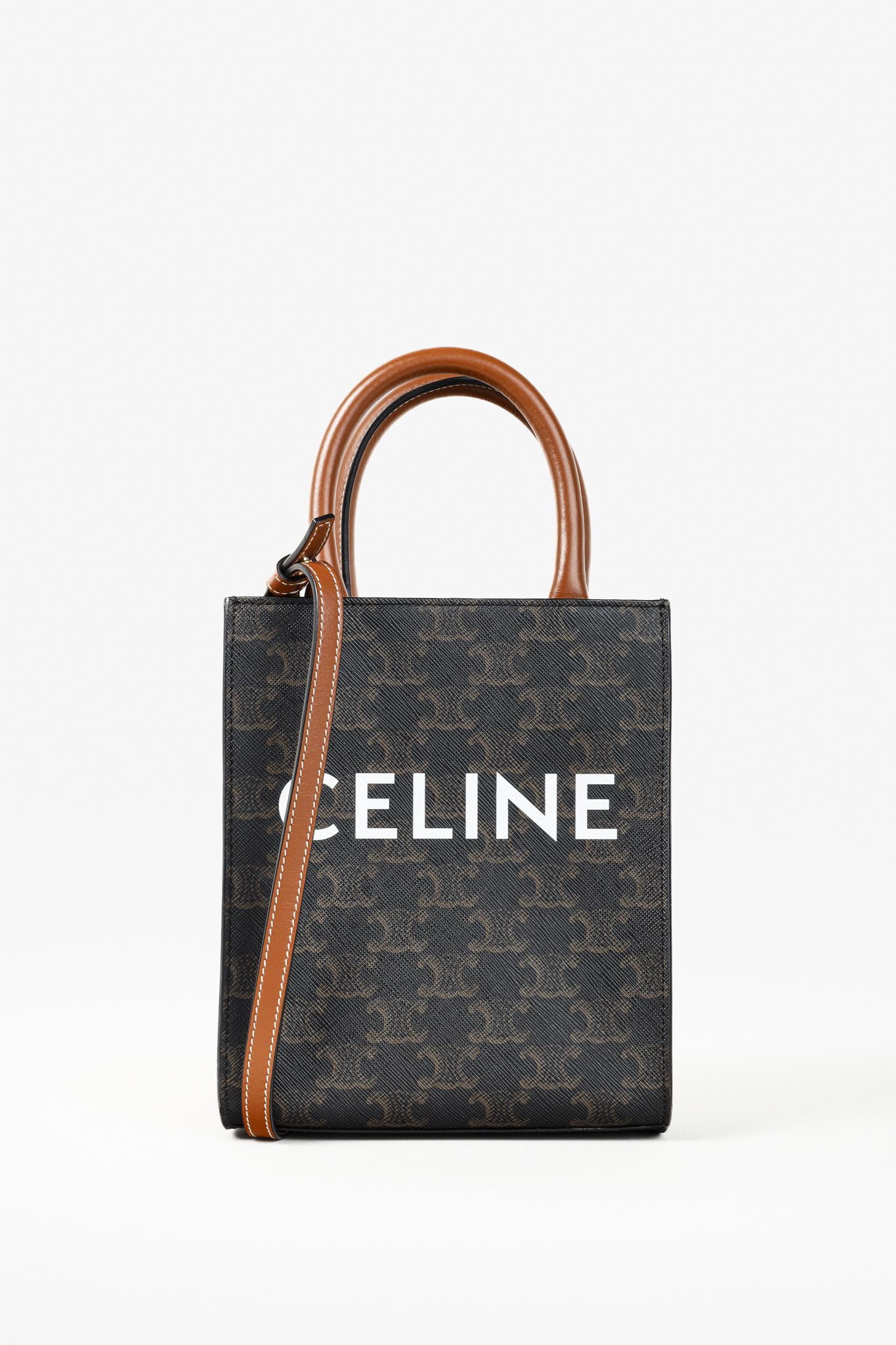 CELINE Vertical Cabas Mini Shoulder Bag
