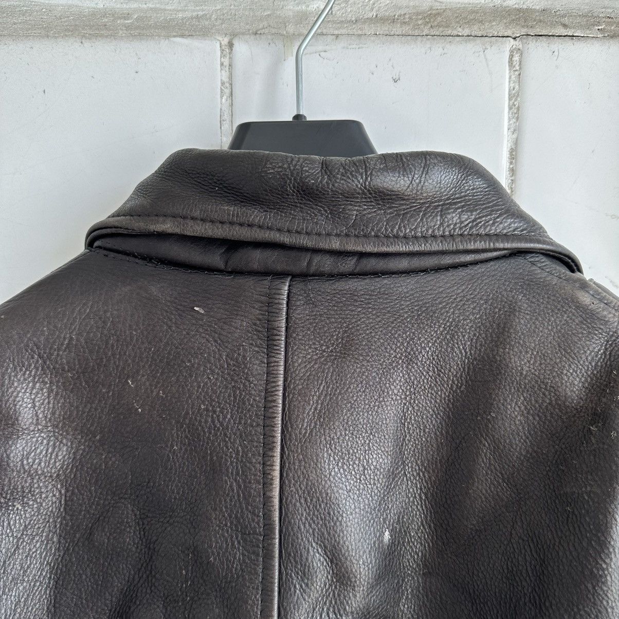 Vintage Vintage Moto Leather Jacket Style USA 90s Y2K Size US L / EU 52-54 / 3 - 13 Thumbnail