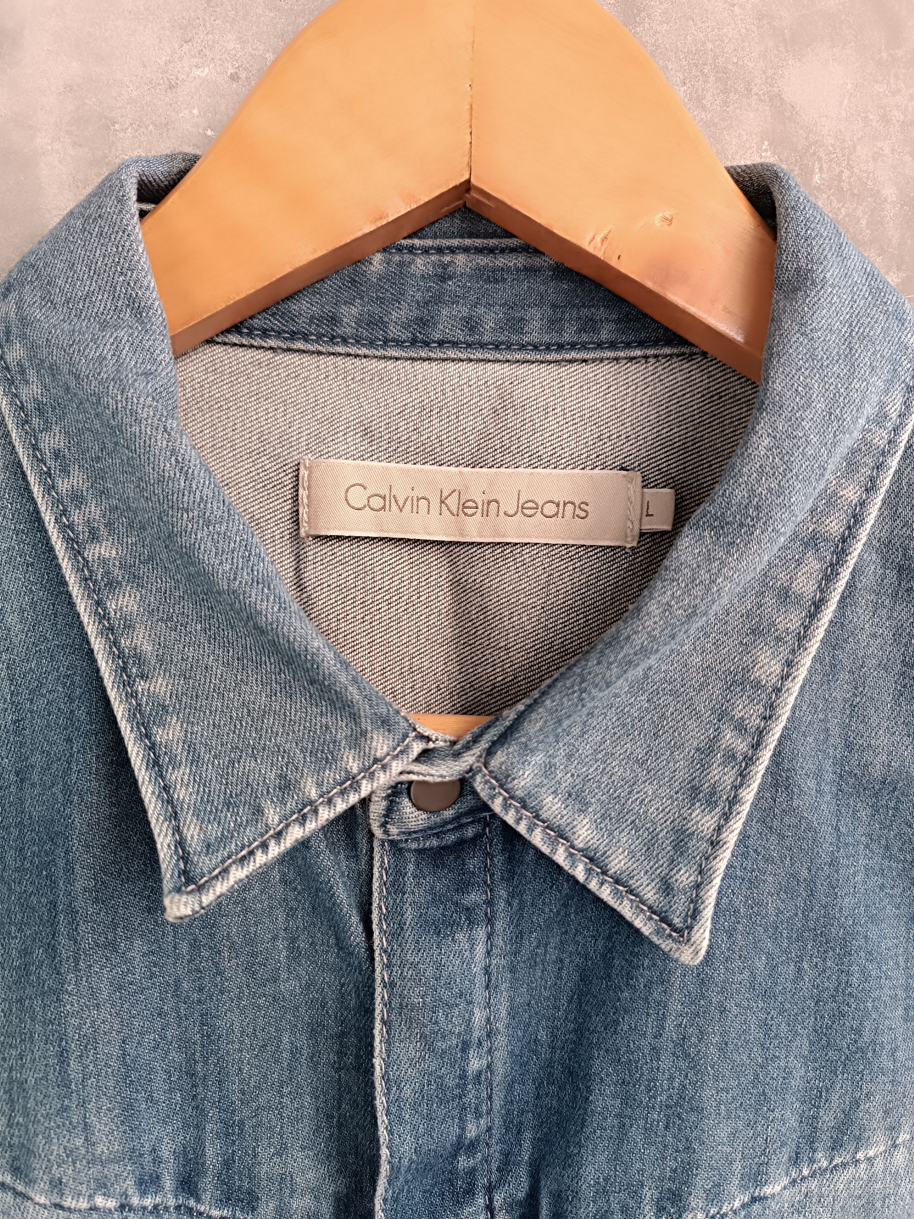 Calvin Klein CALVIN KLEIN JEANS MENS SHIRT Size US L / EU 52-54 / 3 - 3 Thumbnail