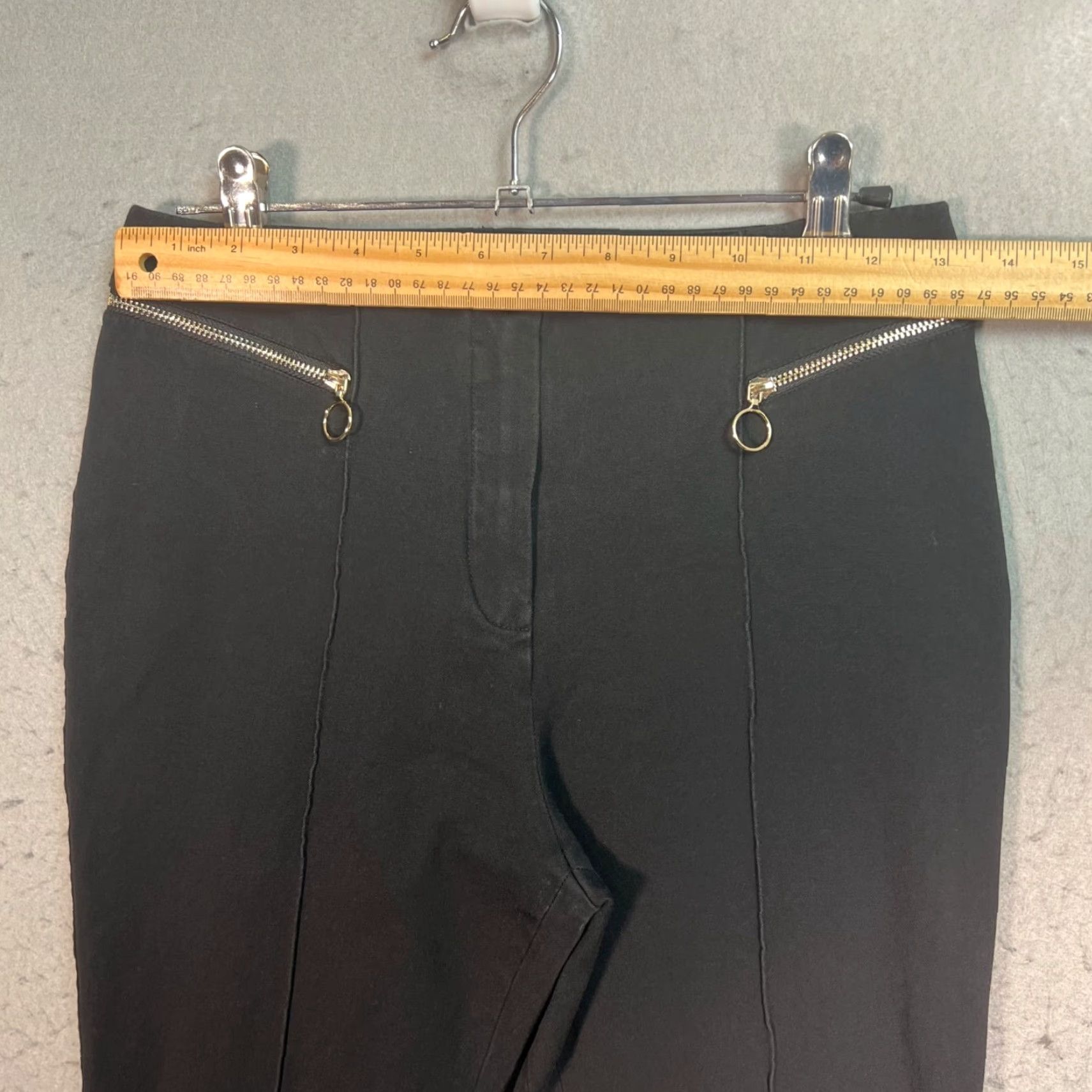 Opening Ceremony OPENING CEREMONY Womens Pants Size 26 Black Skinny Dress with Zipper Pockets Size 26" / US 2 / IT 38 - 5 Thumbnail