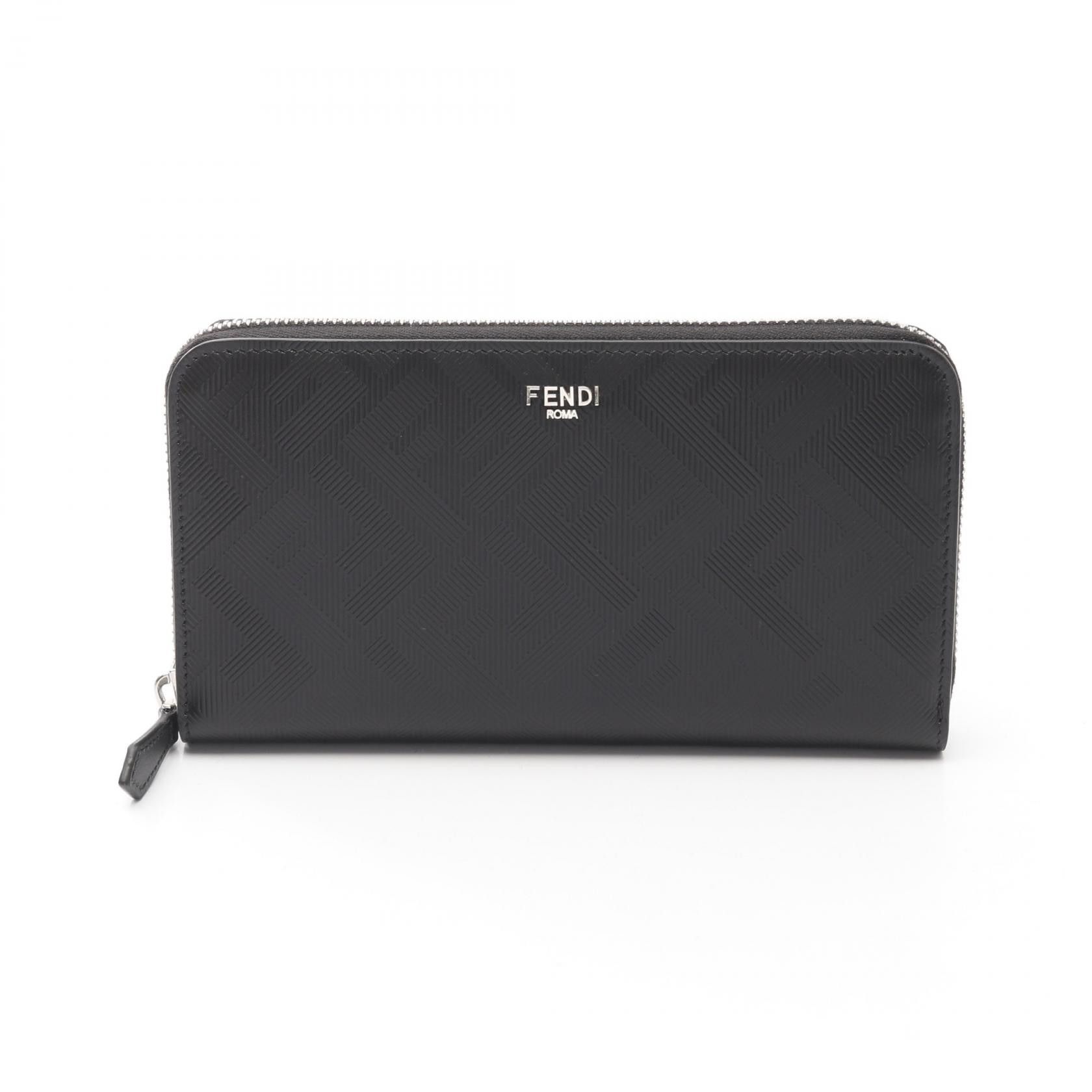 Fendi Fendi Fendi Shadow Zucca Leather Long Wallet Leather Long Wallet 7M0210AJF4F19KP Size ONE SIZE - 1 Thumbnail