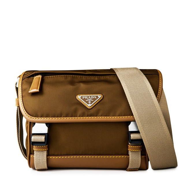 Prada PRADA Re-Nylon And Leather Shoulder Bag Size ONE SIZE - 1 Thumbnail