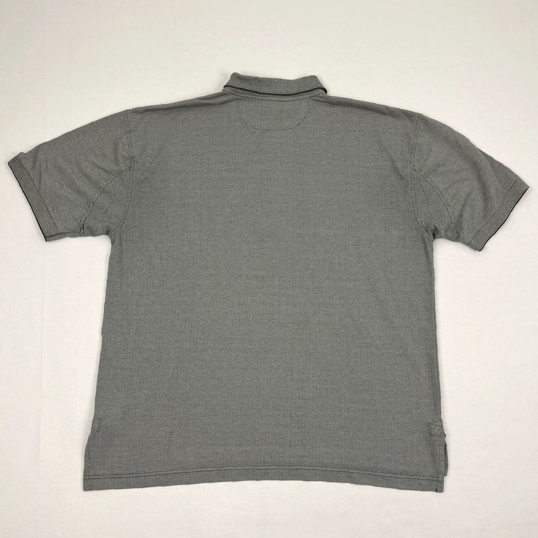 Vintage VINTAGE Willis & Geiger Polo Shirt Mens Large Green Herringbone Preppy Made in USA Size US L / EU 52-54 / 3 - 7 Thumbnail