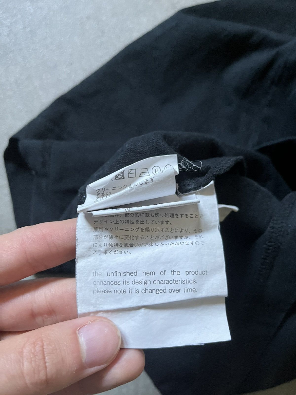 Sacai Sacai x Lawrence Weiner SS18 black T-shirt rare Size US L / EU 52-54 / 3 - 11 Thumbnail