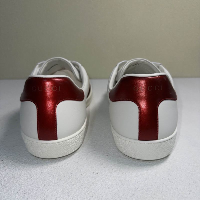 Gucci Gucci Ace Leather Stripe Low-Top Sneakers - Size US 10 / EU 43 - 3 Thumbnail