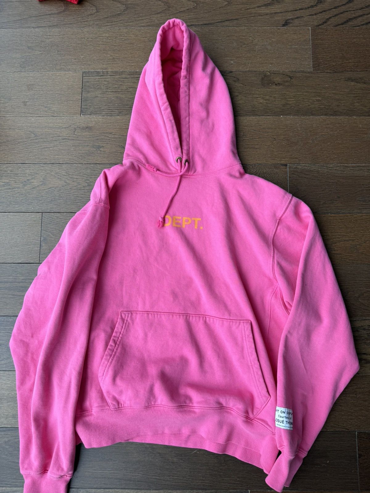 image of Gallery Dept. Logo Hoodie in Pink, Men's (Size XL)