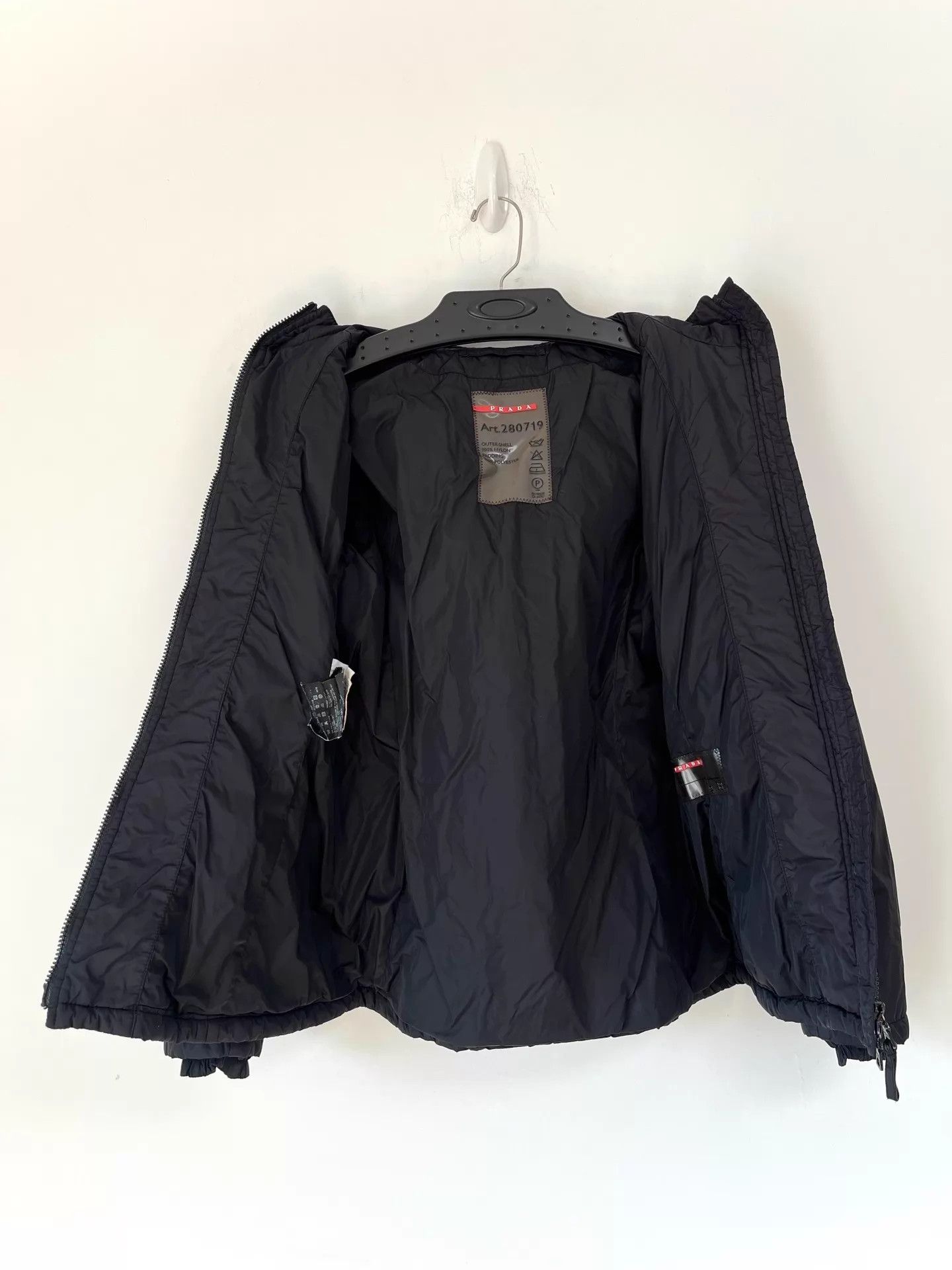 Prada Prada Vintage 00ss Women's Cotton Jacket Size XS / US 0-2 / IT 36-38 - 5 Thumbnail