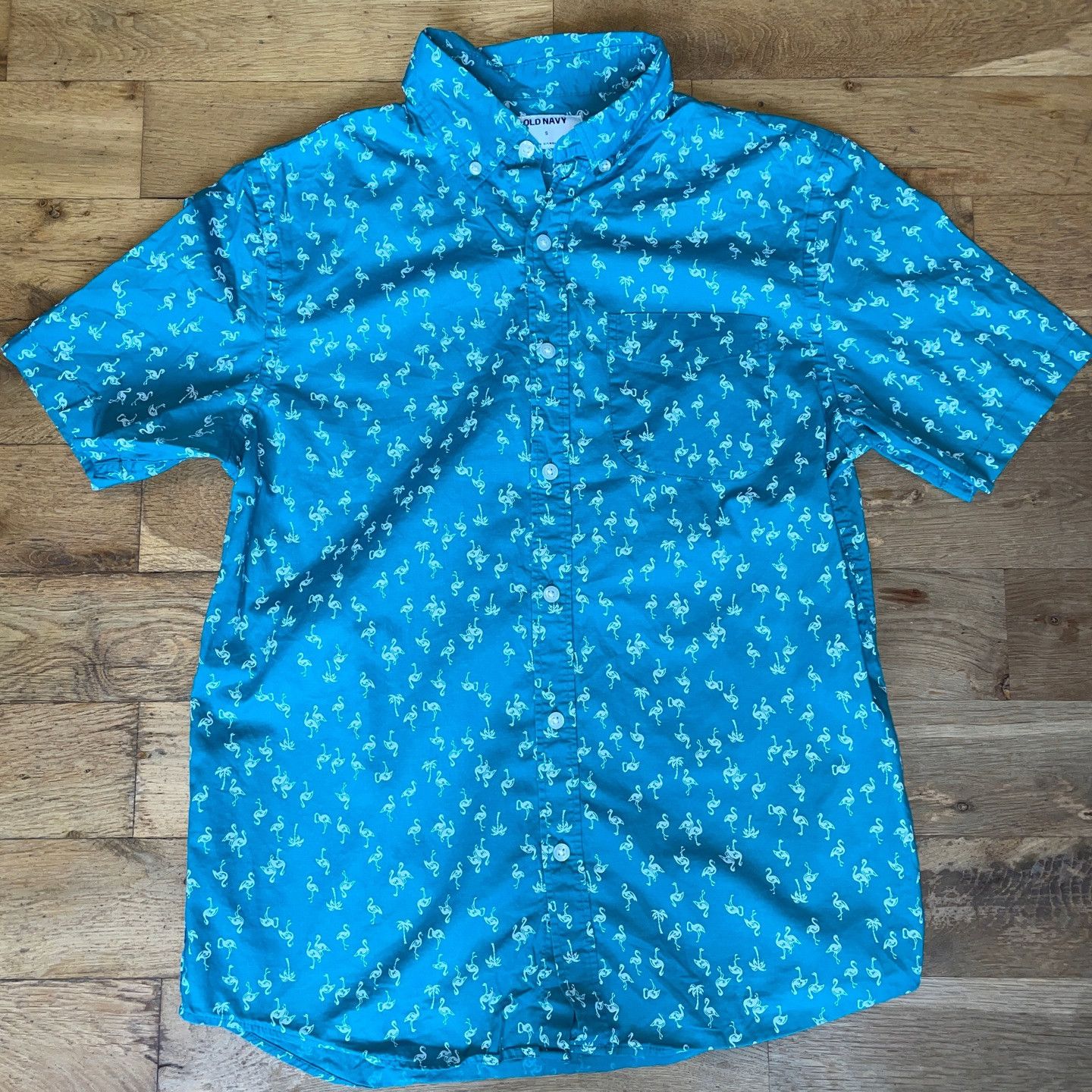 Old Navy Old Navy Men's Short Sleeve Shirt Fleming Pattern Size S Size US S / EU 44-46 / 1 - 1 Thumbnail