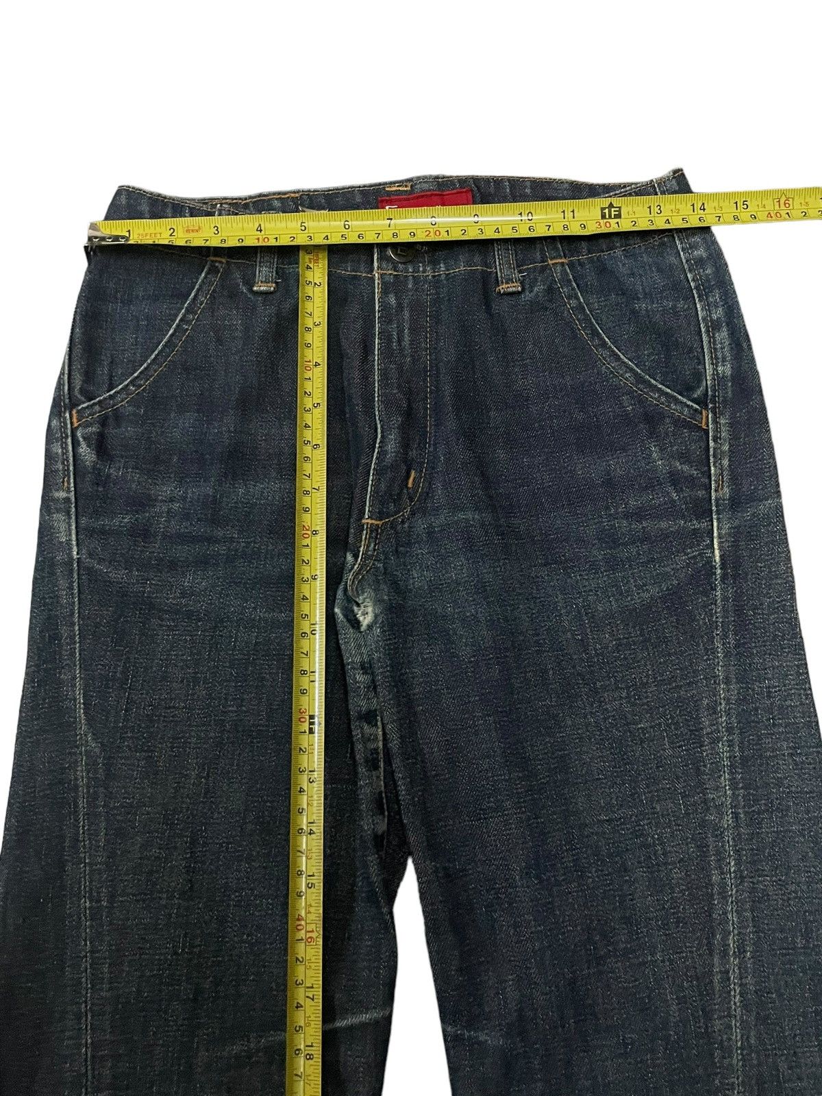 Edwin Vintage Edwin E Function Fade Wash Twisted Style Flare Jeans Size US 29 - 15 Thumbnail