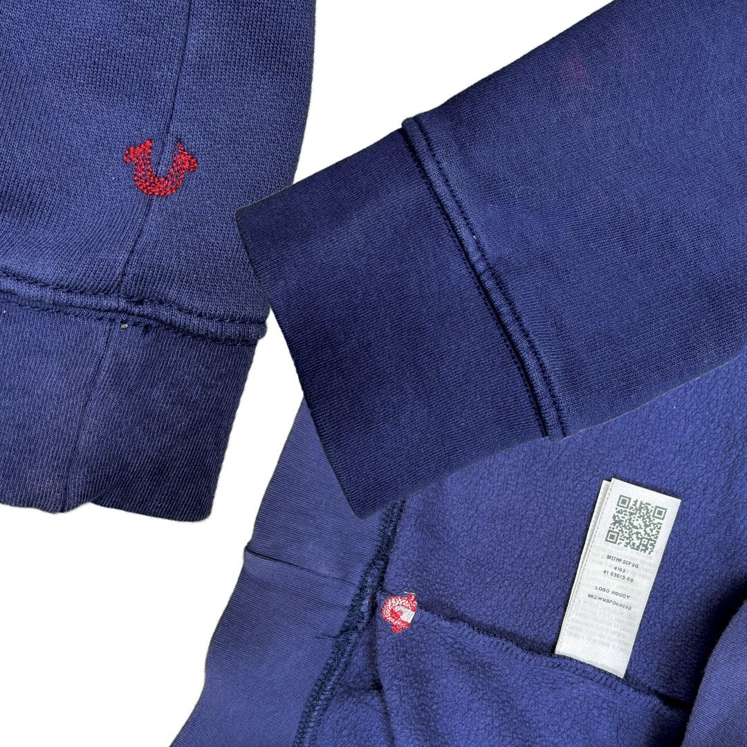 True Religion True Religion - 'TRUE' Spellout Graphic Hoodie - Blue - M Size US M / EU 48-50 / 2 - 4 Thumbnail