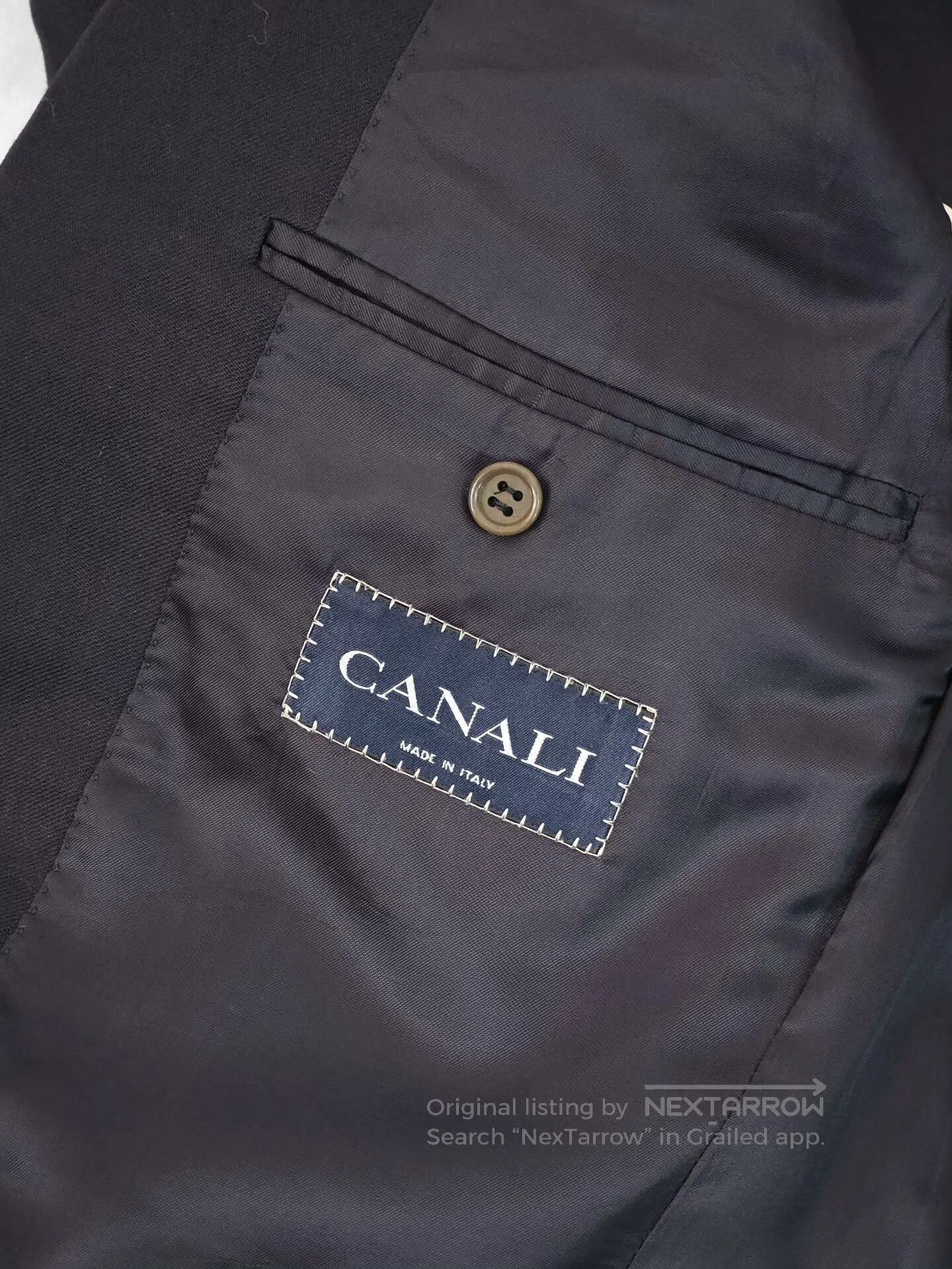 Canali Canali Italian Wool Suit Jacket. Size US S / EU 44-46 / 1 - 7 Thumbnail