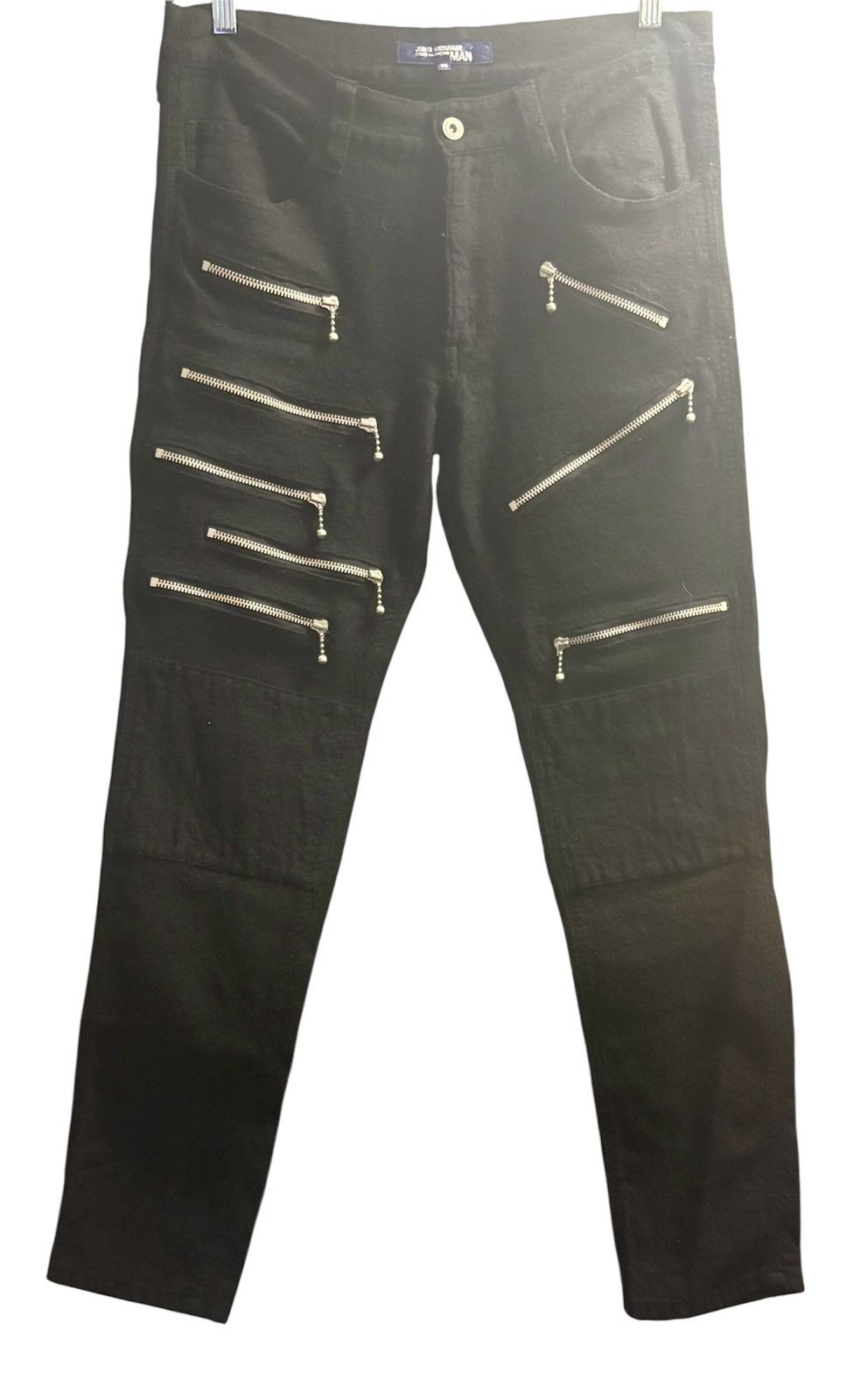 Comme des Garcons Comme des Garçons AW07 Multi Zipper Wool Trousers Size US 31 - 1 Thumbnail