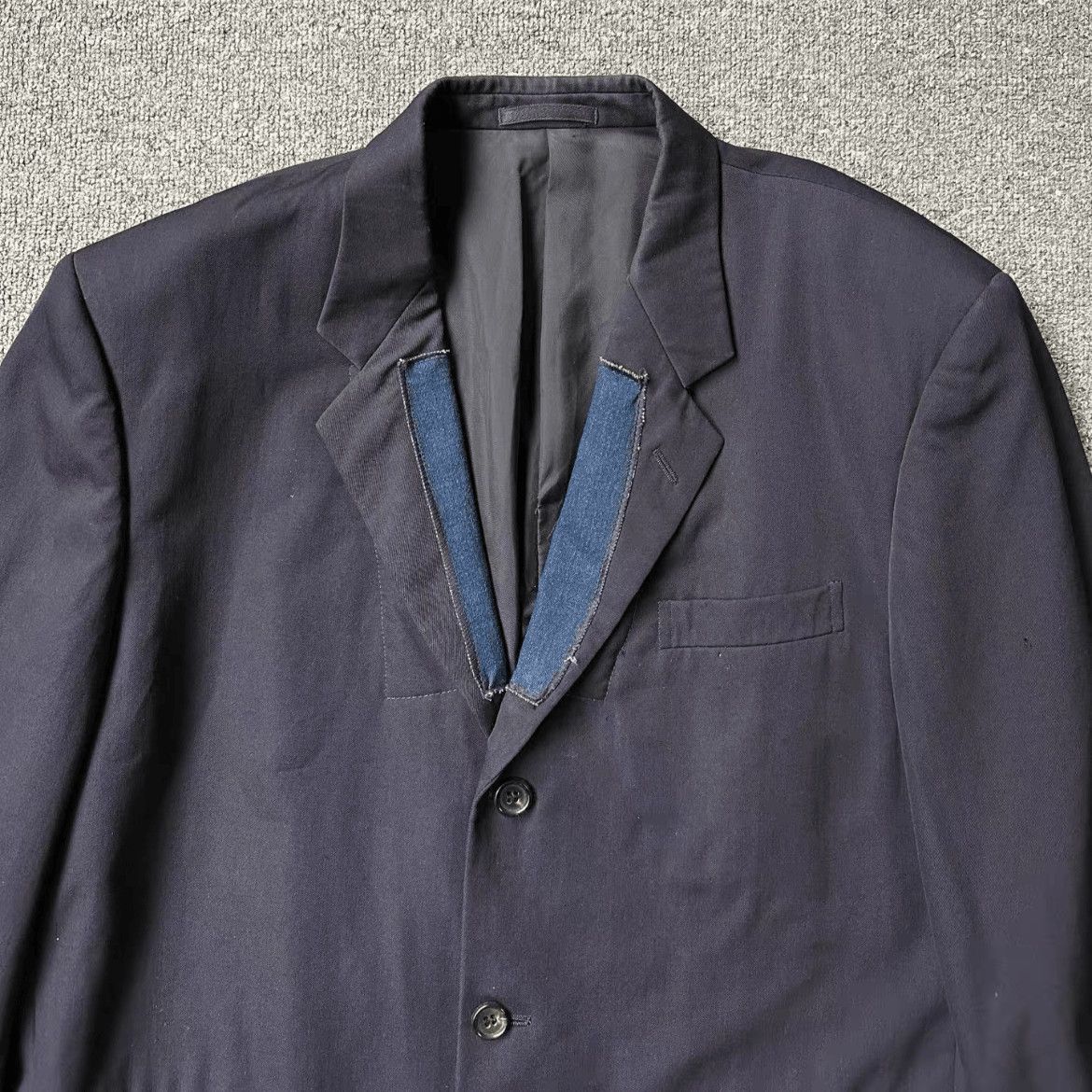 Comme des Garcons Homme Plus Comme Des Garcons Homme Denim Patches Blazer Jacket-2507 Size US M / EU 48-50 / 2 - 4 Thumbnail
