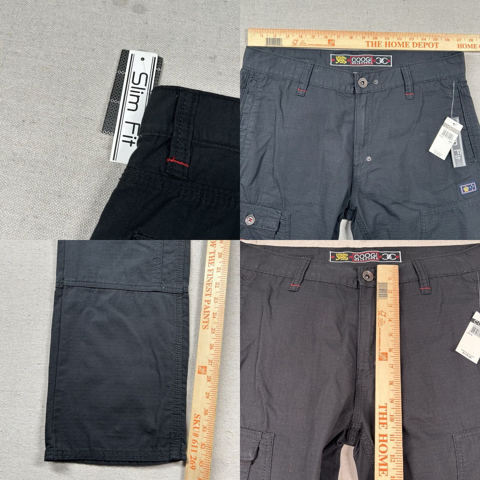 Coogi VINTAGE COOGI Pants Mens 34x34 Cargo Rip Stop Utility Embroidered Patches Black Hip Hop Pants Mens Cargo Hip Hop Embroidered Patches Black 34x34 Size US 34 / EU 50 - 8 Thumbnail