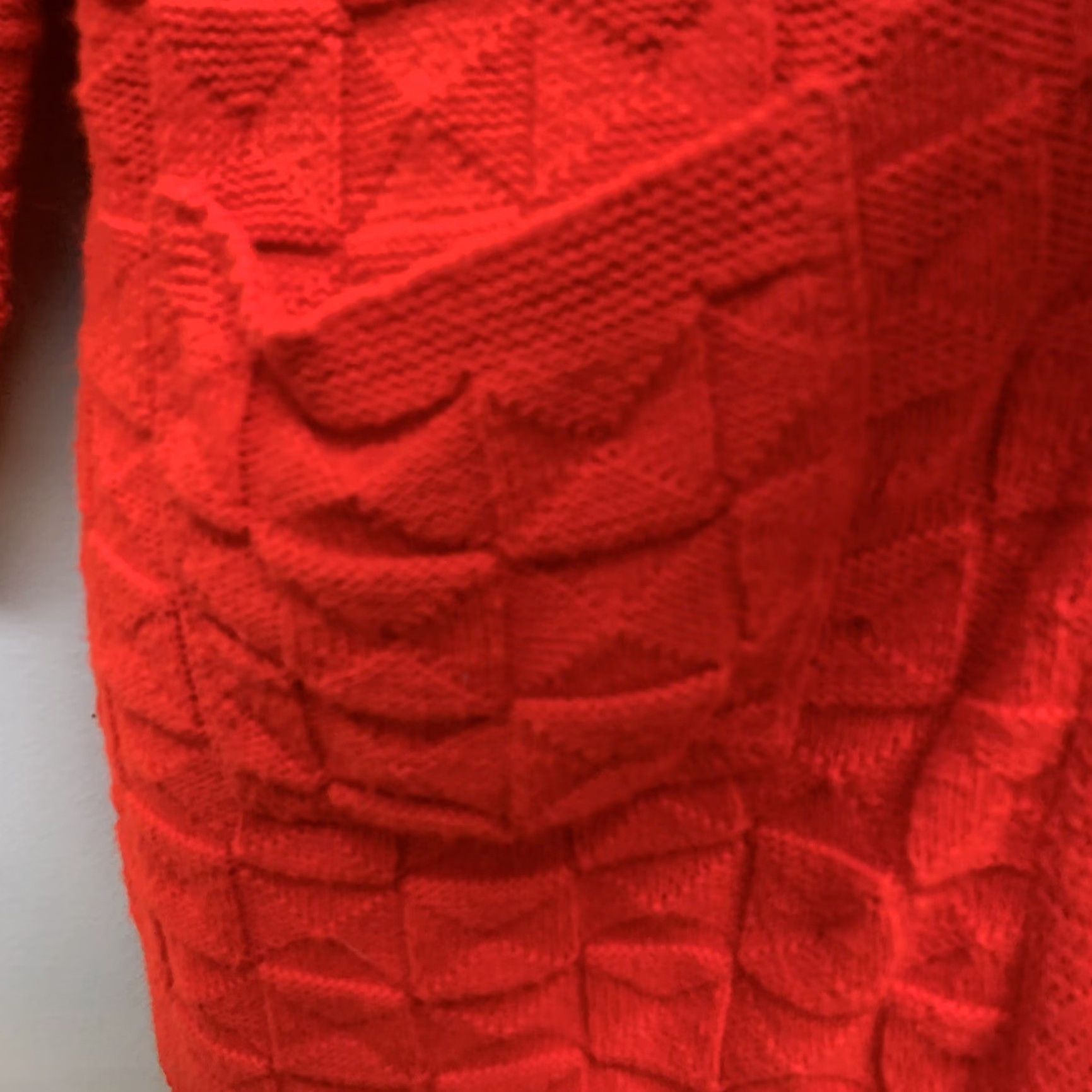 Vintage VINTAGE Milrank California Cardigan Ladies L/XL Red Knit with Pocket Size L / US 10 / IT 46 - 4 Thumbnail
