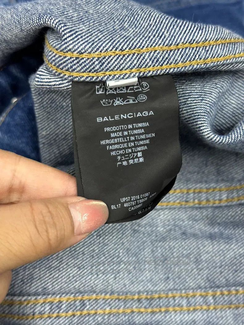 Balenciaga Balenciaga Blue denim jacket Size US L / EU 52-54 / 3 - 7 Thumbnail