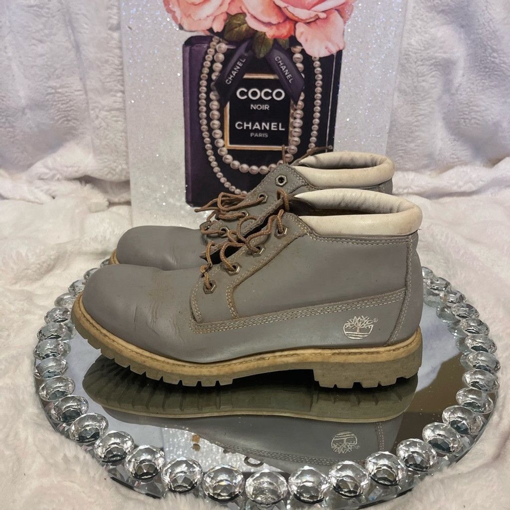 Timberland Timberland Light Gray Ankle Boots Size US 9.5 / EU 42-43 - 4 Thumbnail