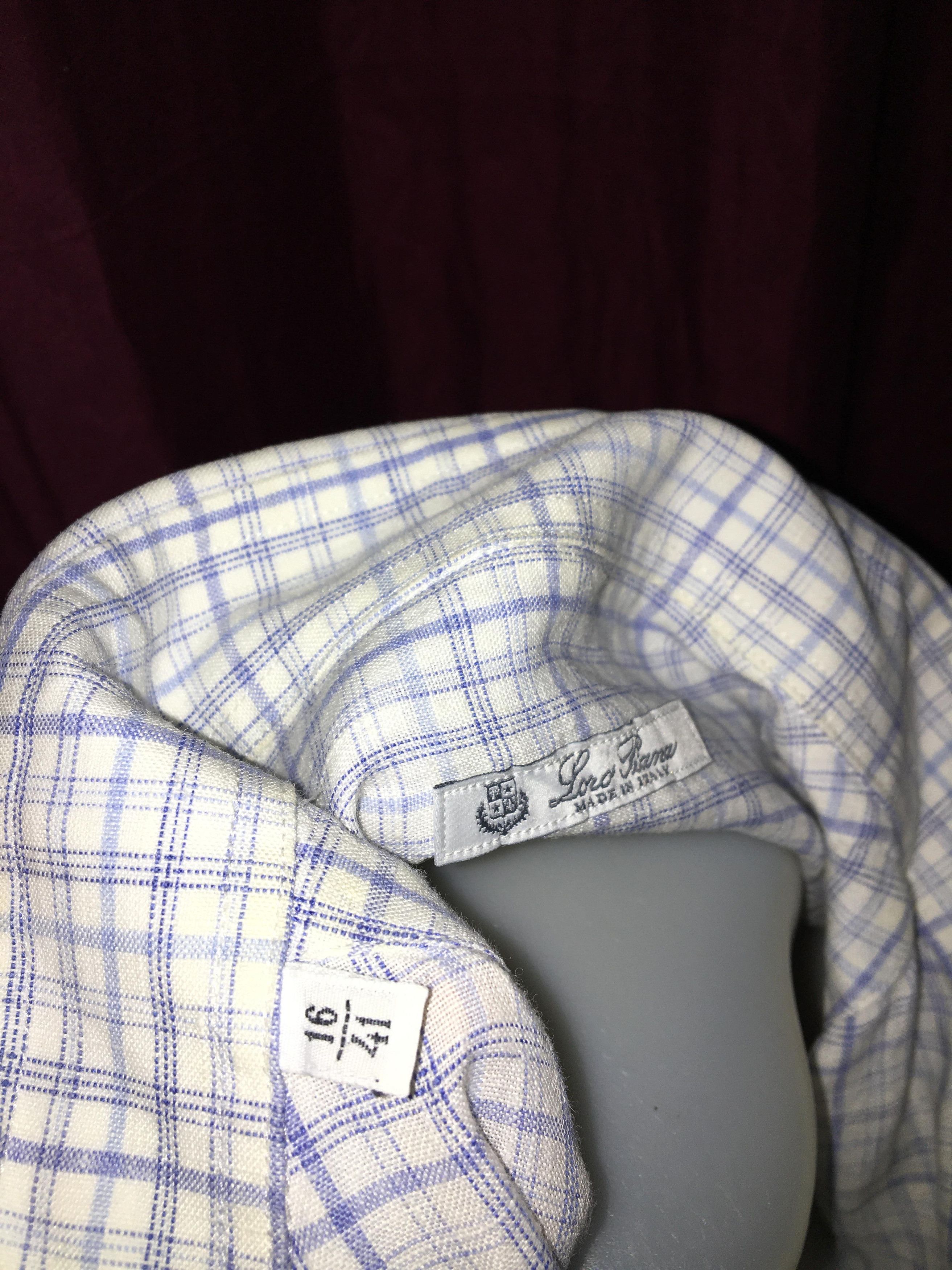 Loro Piana LORO PIANA Button Ups Size US XL / EU 56 / 4 - 4 Thumbnail