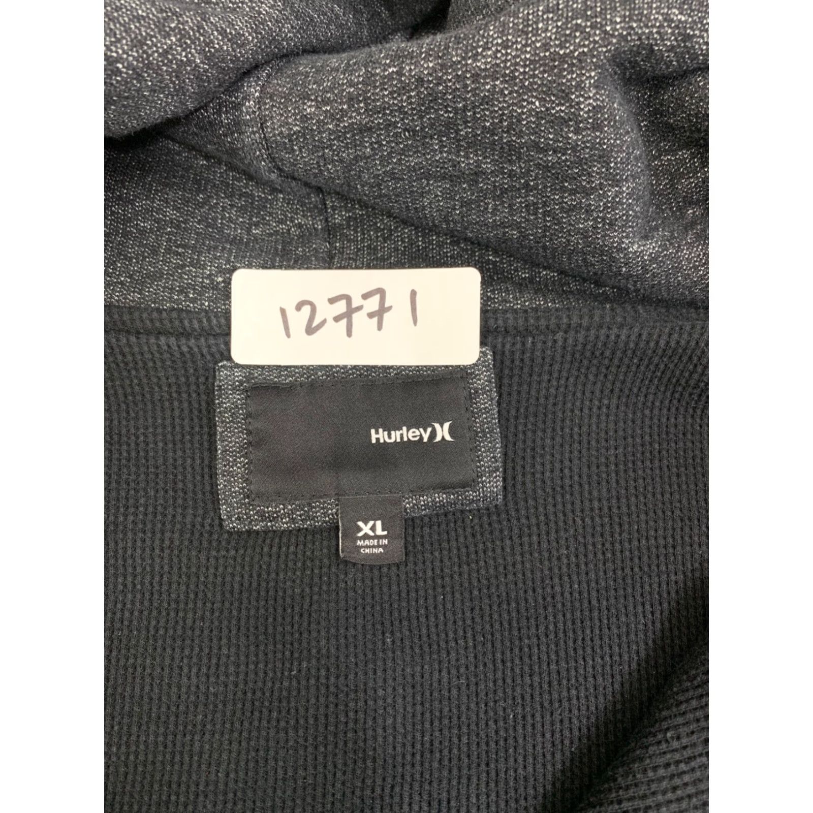 Hurley Hurley Jacket Mens XL Gray Hooded Full Zip Pockets Heavy Y2K 12771 Size US XL / EU 56 / 4 - 2 Thumbnail