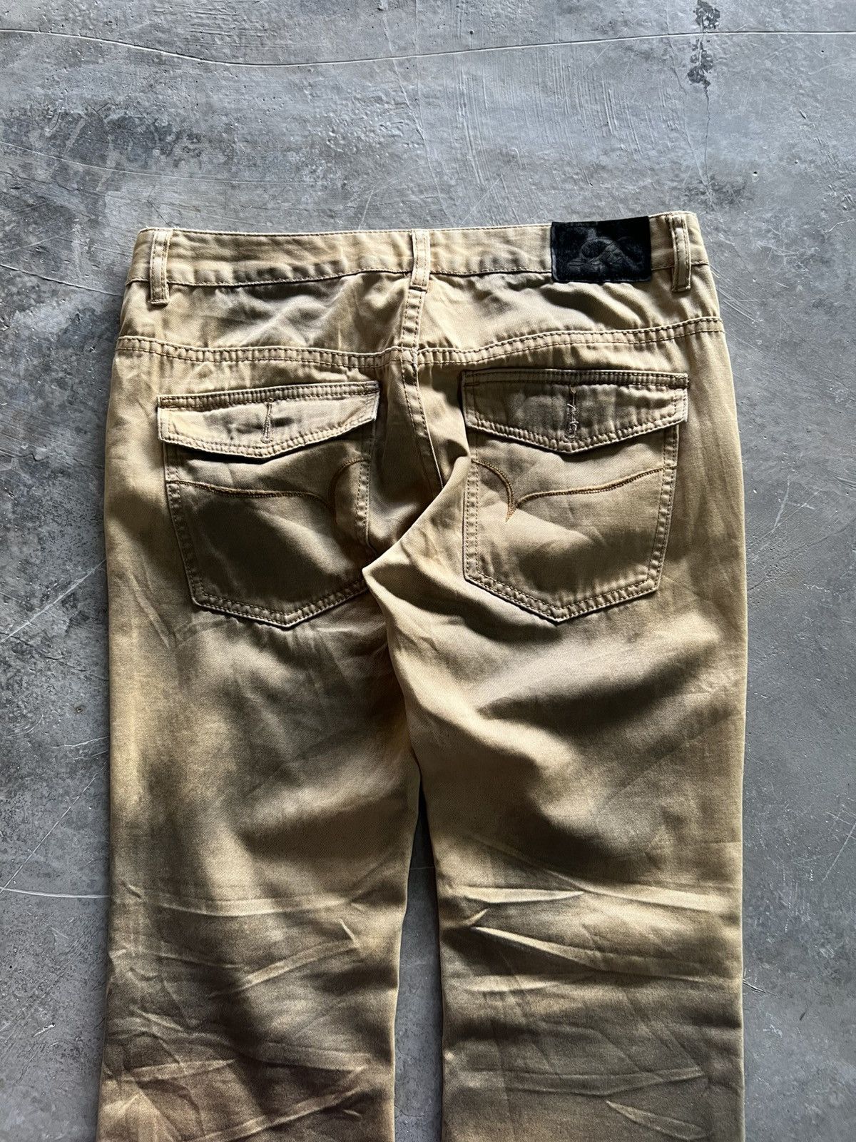 If Six Was Nine Flared roshell waxed denim dirty style japanese jeans Size US 34 / EU 50 - 15 Thumbnail