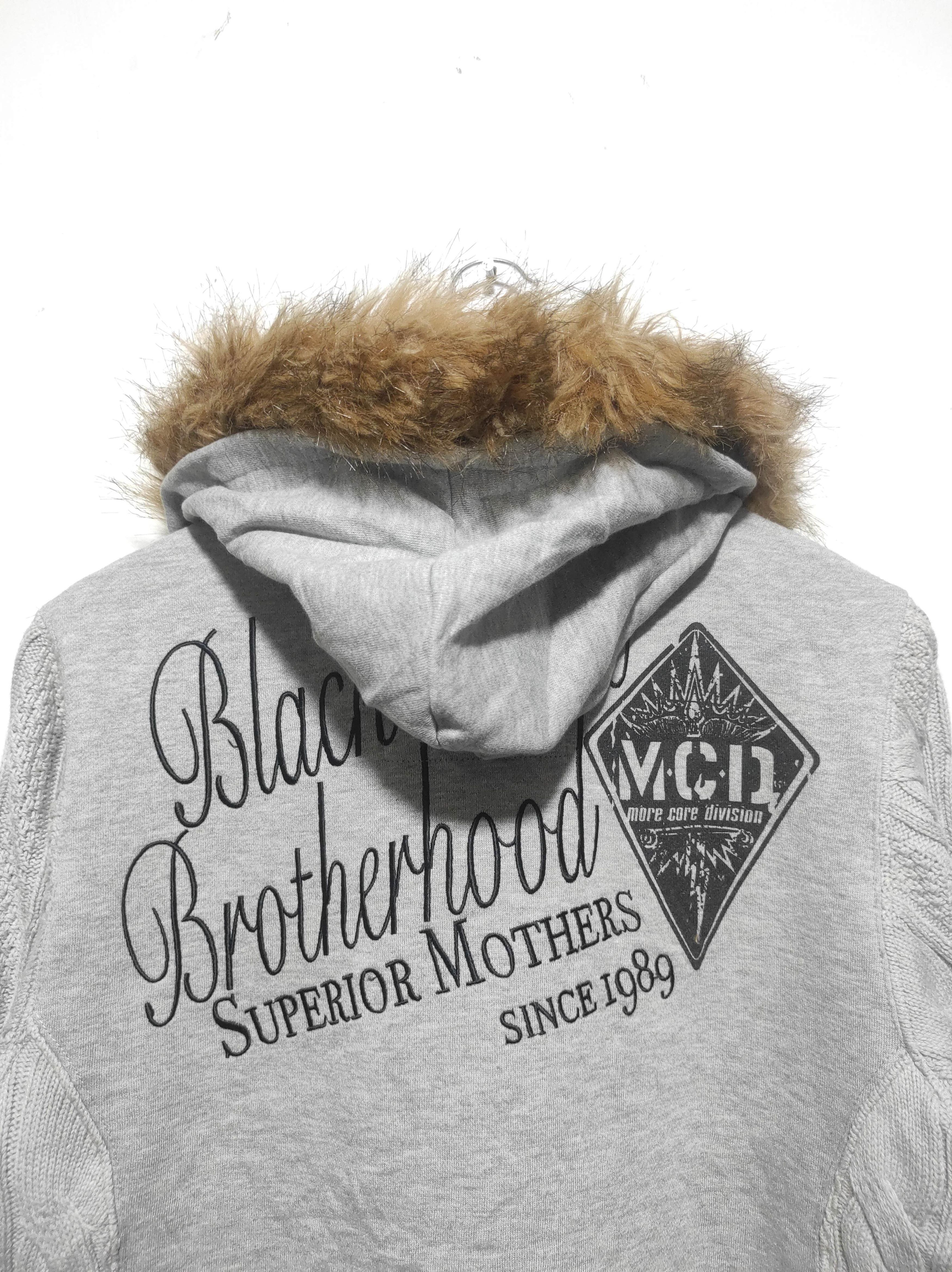 Hysteric Glamour MCD More Core Division Zip Fur Hoodie Knit i6w9 LGB style Size US L / EU 52-54 / 3 - 15 Thumbnail