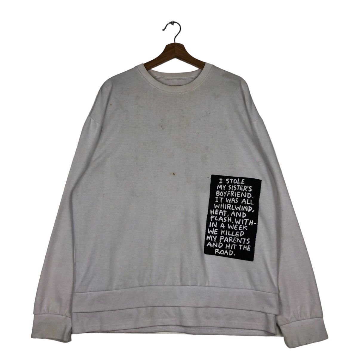Japanese Brand 🔥Vintage Sweatshirt Sonic Youth Big Logo Design Size US M / EU 48-50 / 2 - 1 Thumbnail