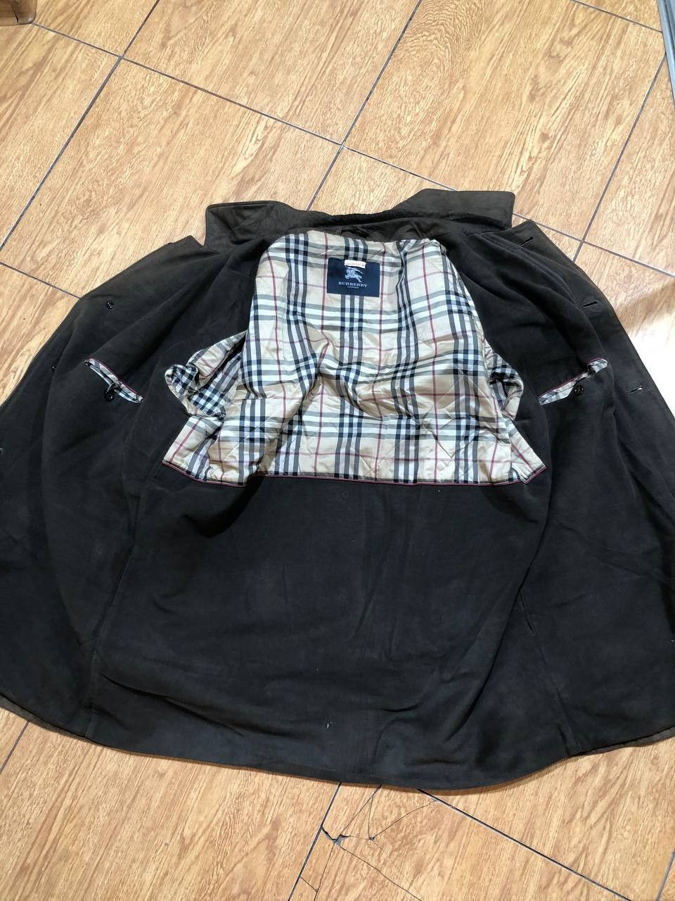 Burberry Vintage 90s Burberry London Trench Coat Rare Retro Size US XXL / EU 58 / 5 - 17 Thumbnail