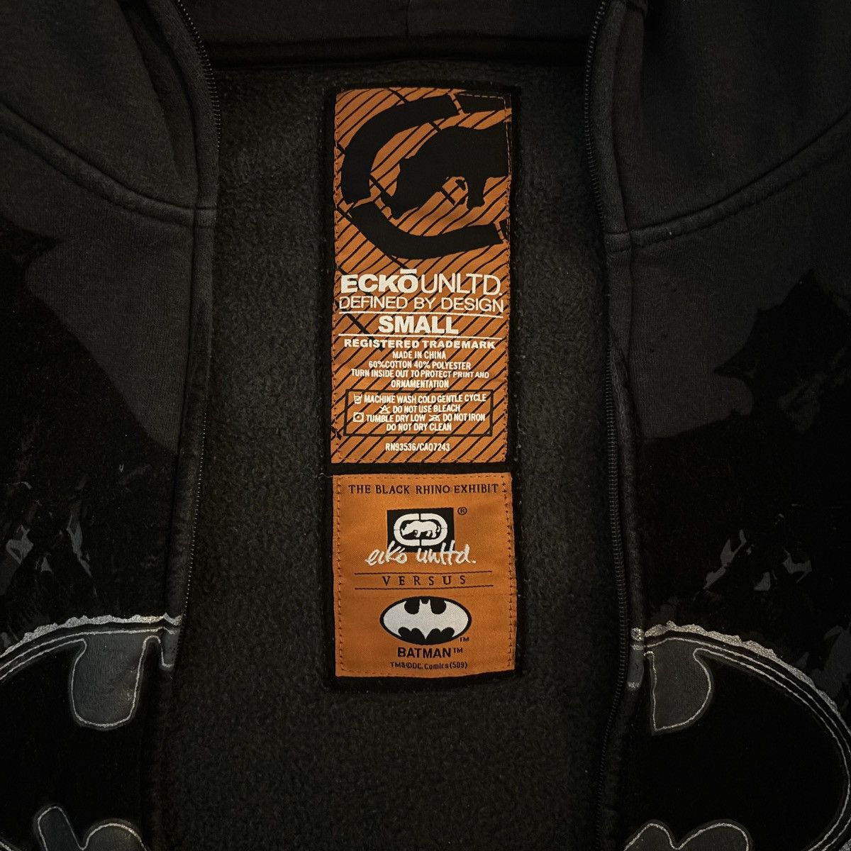 DC Comics Ecko Unlimited x Batman Zip-Up Hoodie Black Rhino Exhibit Size US S / EU 44-46 / 1 - 3 Thumbnail