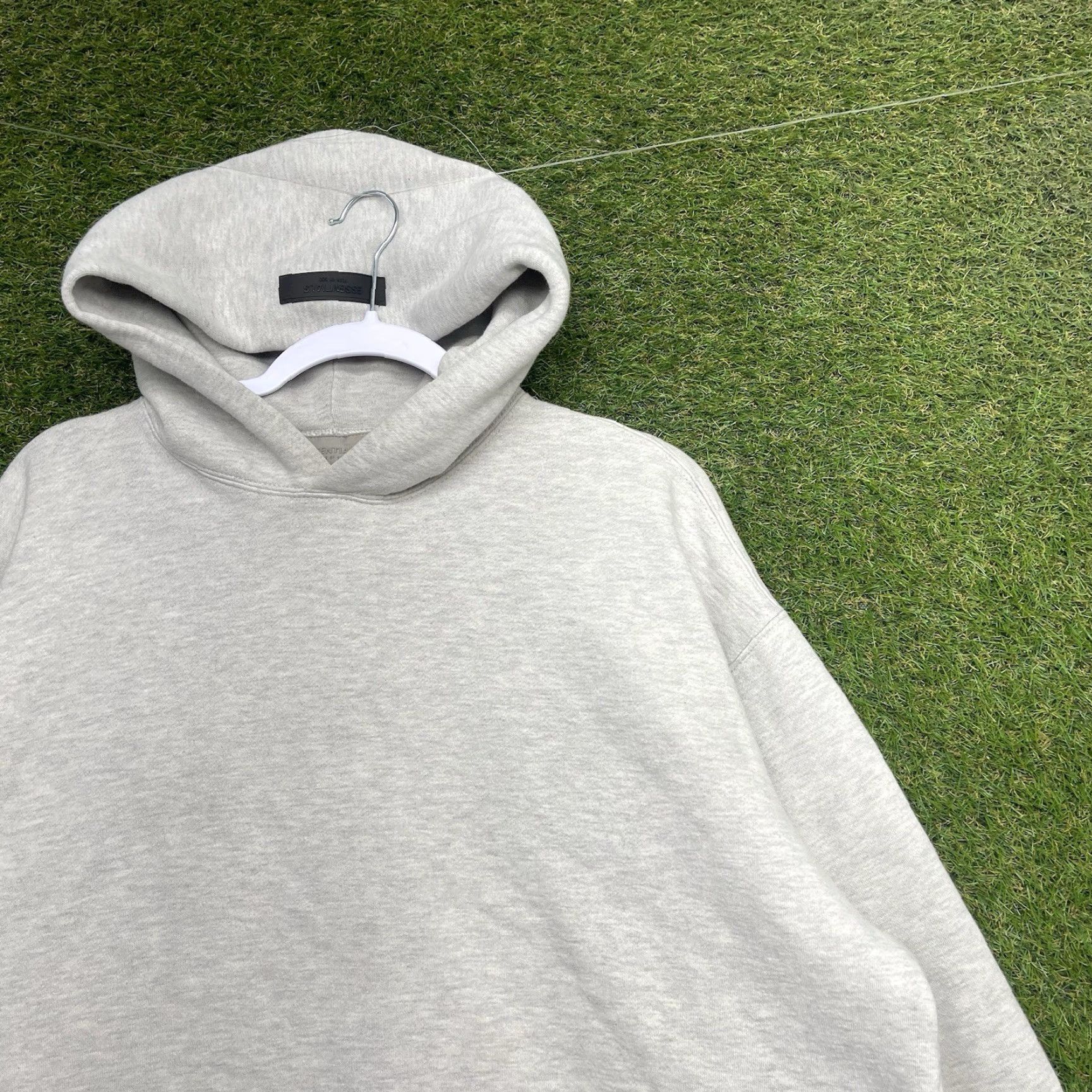 Fear of God Fear of God Hoodie Mens S Pullover Hooded Fleece Logo Beige 80% Cotton/20% Polyester Solid Long Sleeve Regular Fit Size US S / EU 44-46 / 1 - 6 Thumbnail