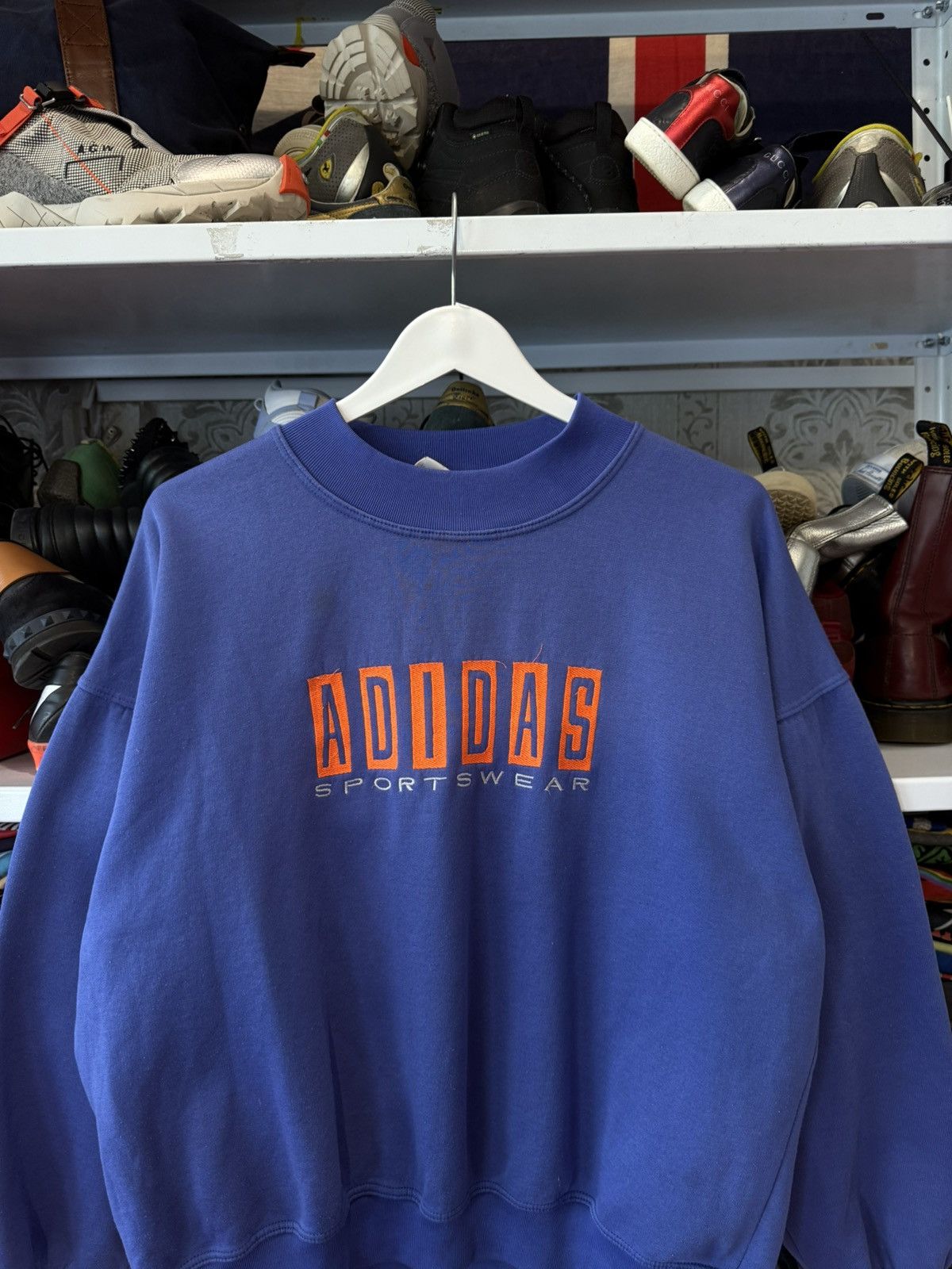 Adidas Vintage Adidas Sweatshirt Y2K 90s Sportswear Size US XL / EU 56 / 4 - 6 Thumbnail