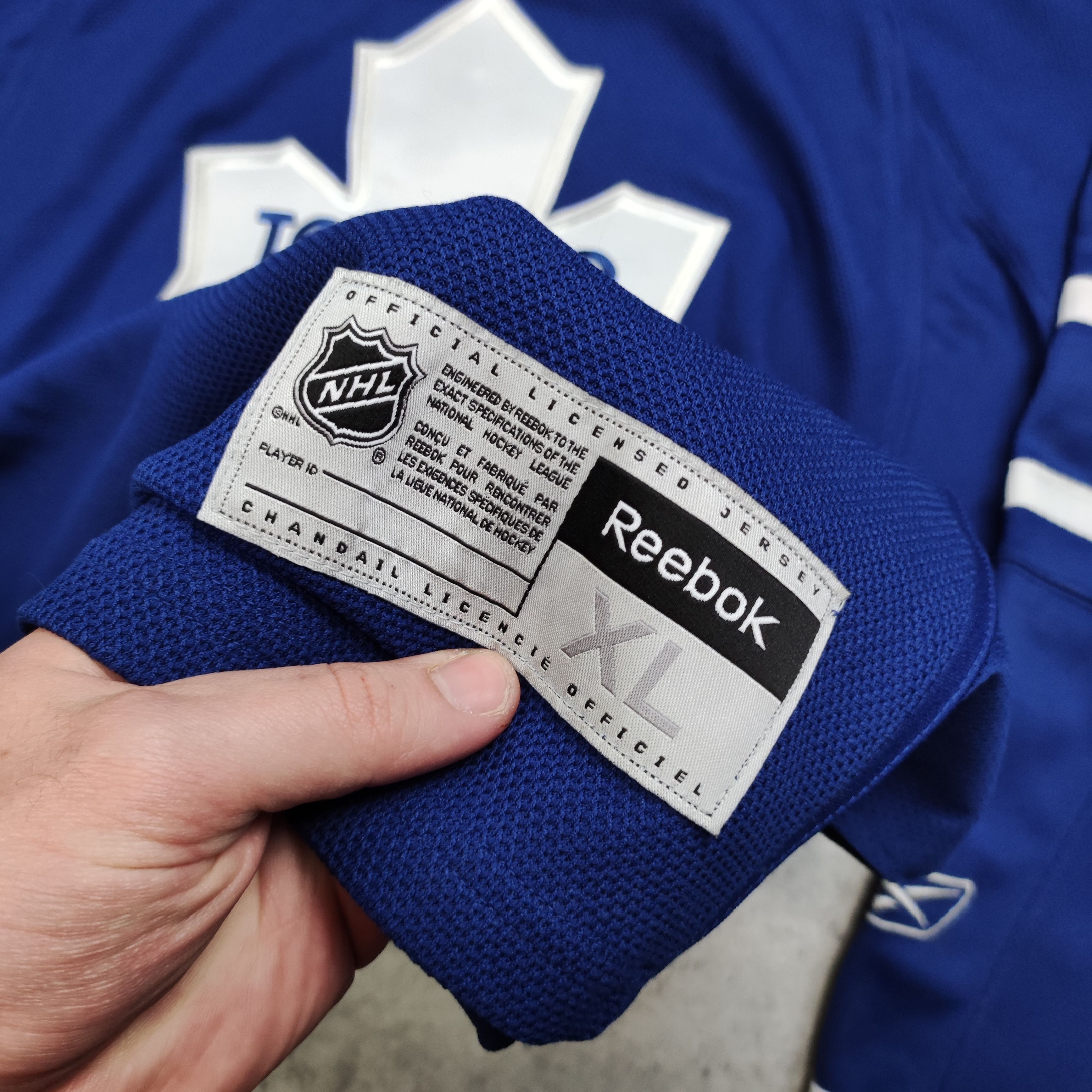 NHL × Vintage RARE 90s NHL Reebok x Toronto Maple Leafs PRO Jersey Size US XL / EU 56 / 4 - 5 Thumbnail