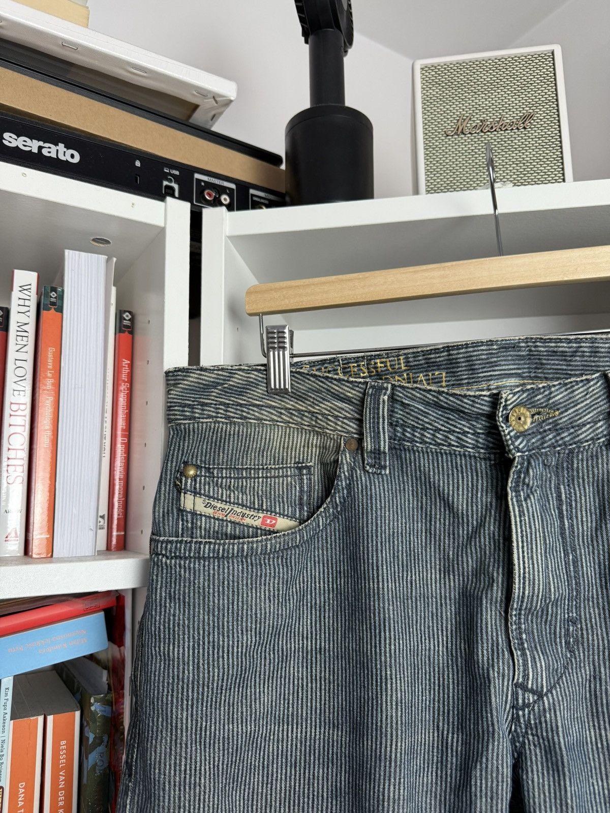 Diesel Vintage y2k Diesel toxic acid washed corduroy pants 33x34 90s Size US 33 - 3 Thumbnail