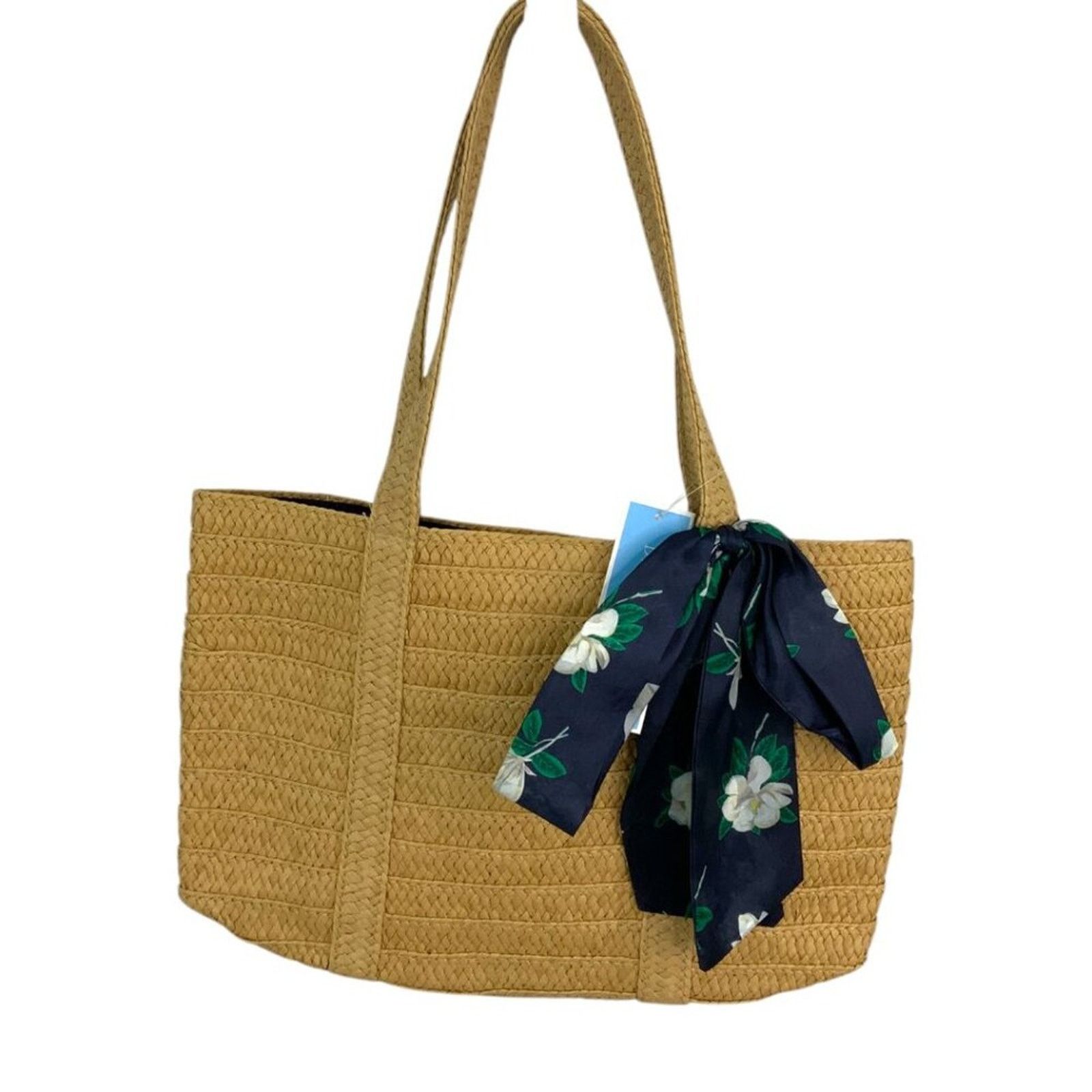 Other Draper James Everyday Straw Bag with Scarf NWT $75 MSRP Size ONE SIZE - 2 Thumbnail